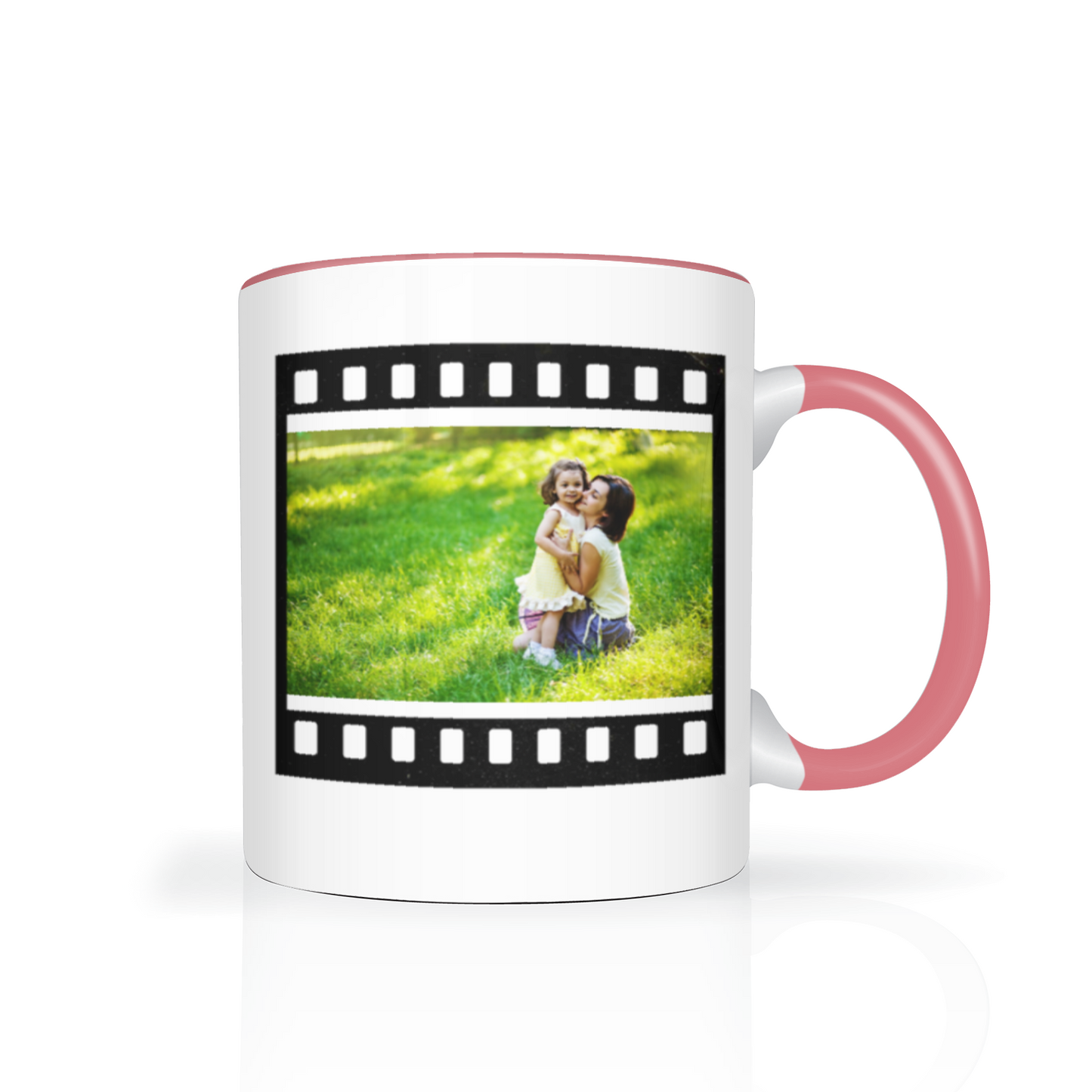 Retro Film Personalised Photo 11oz Mug
