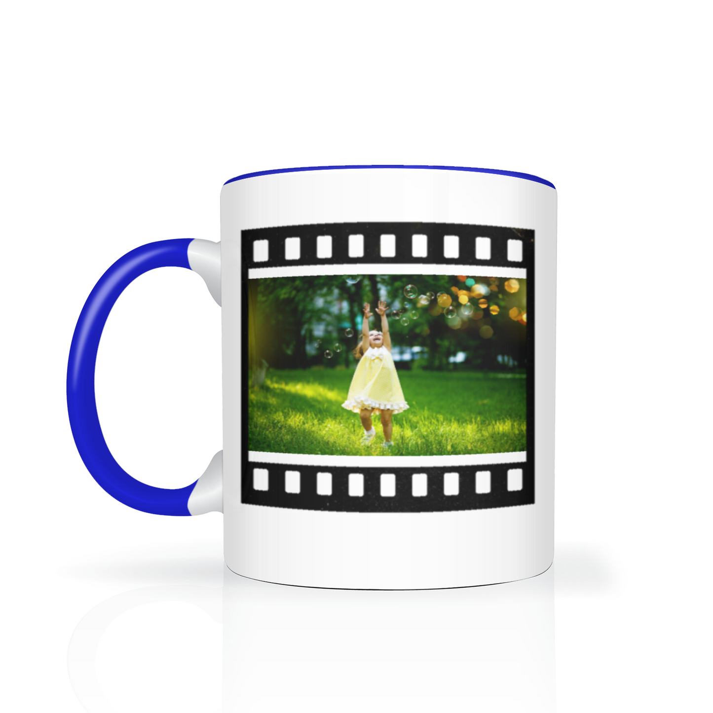 Retro Film Personalised Photo 11oz Mug