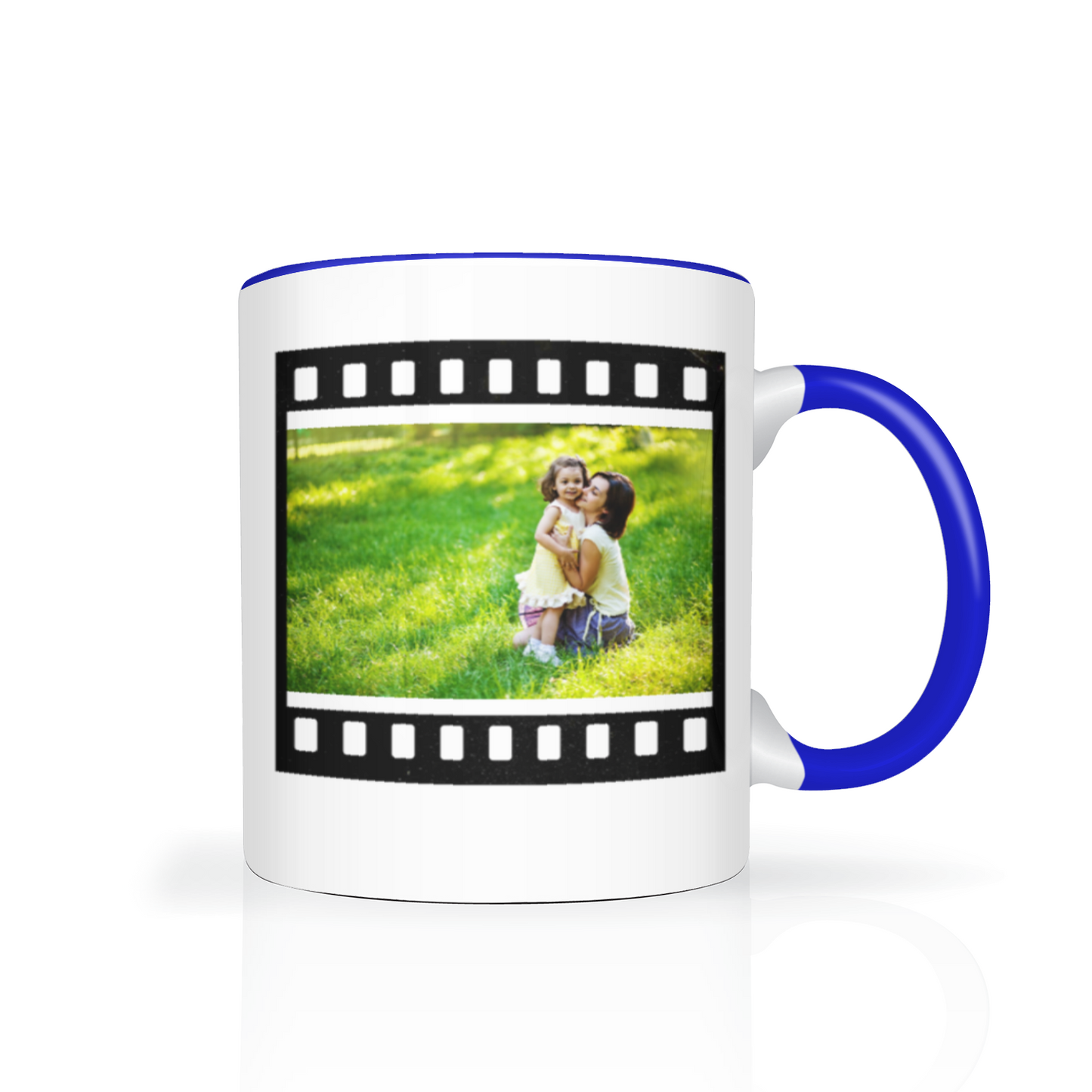 Retro Film Personalised Photo 11oz Mug