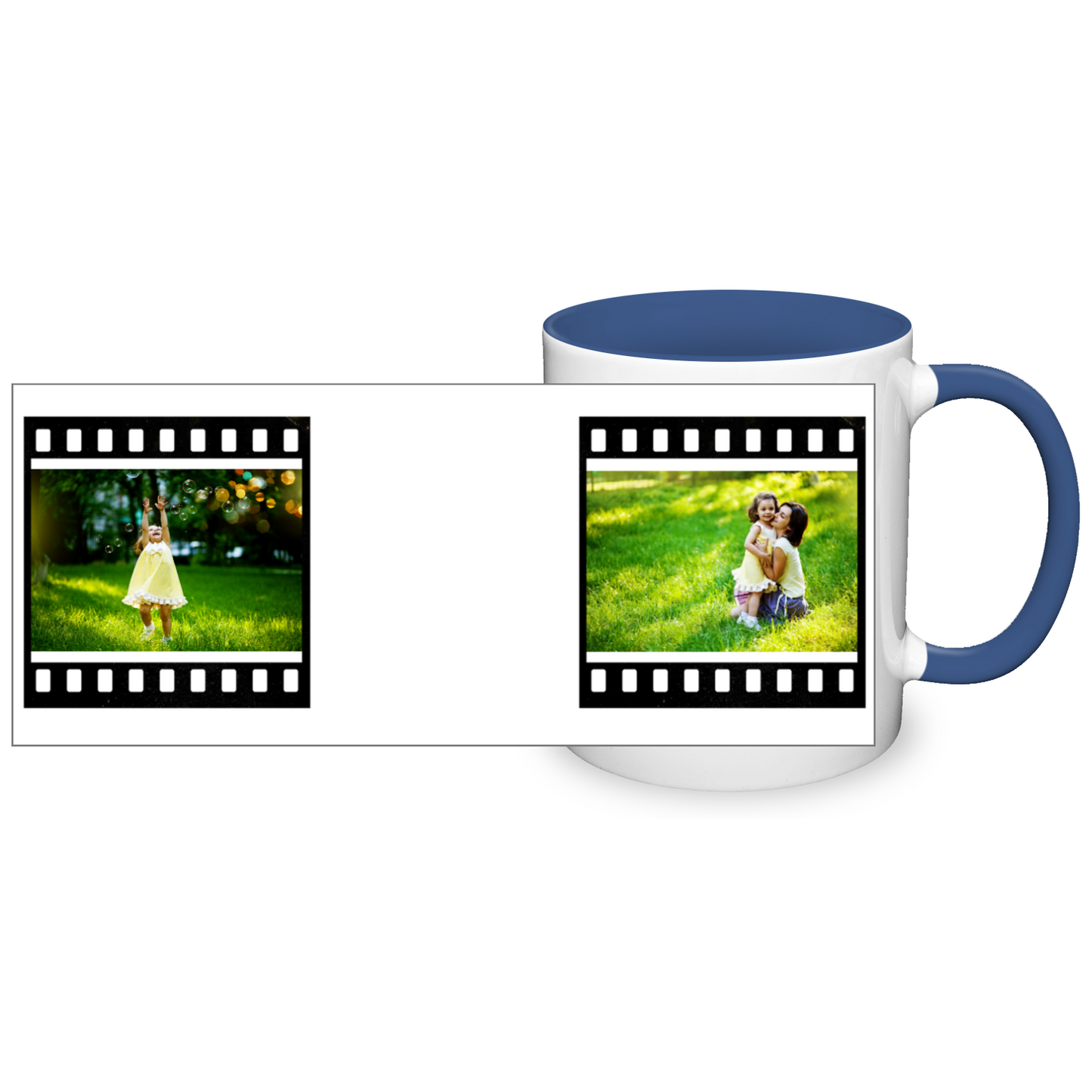 Retro Film Personalised Photo 11oz Mug
