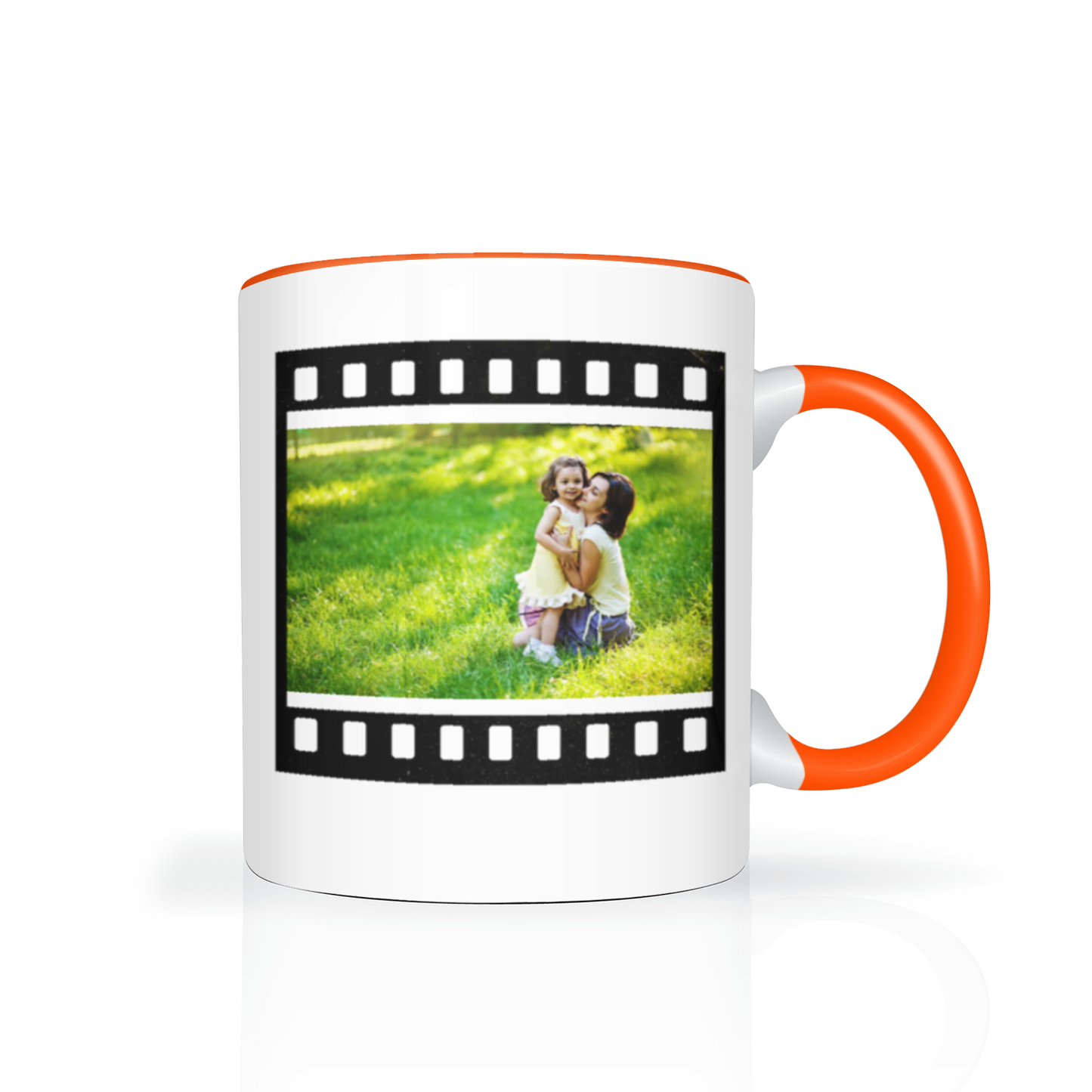 Retro Film Personalised Photo 11oz Mug