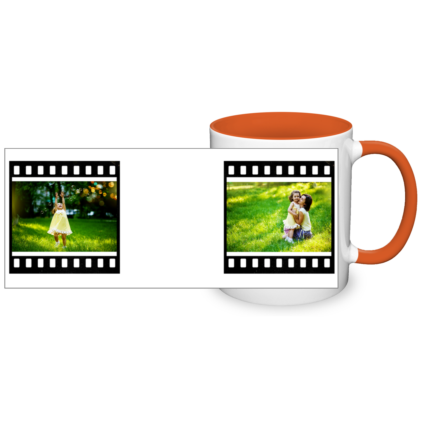 Retro Film Personalised Photo 11oz Mug