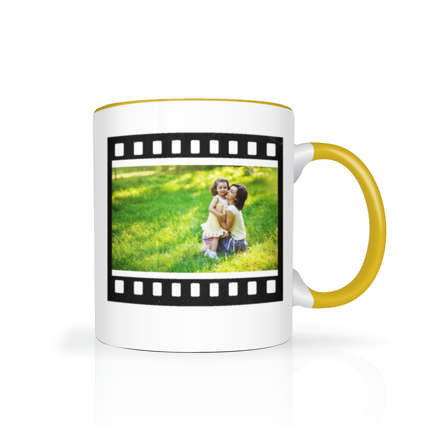 Retro Film Personalised Photo 11oz Mug