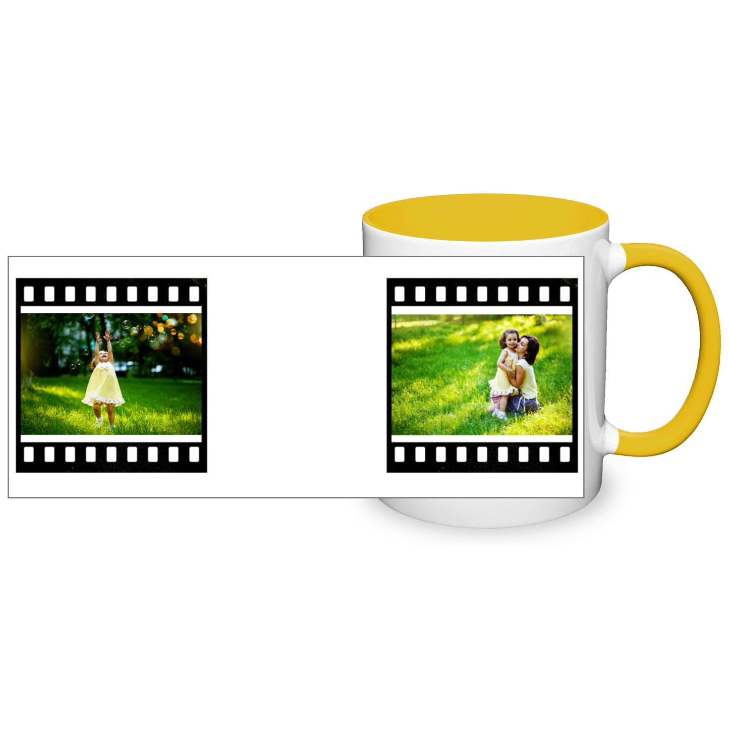 Retro Film Personalised Photo 11oz Mug
