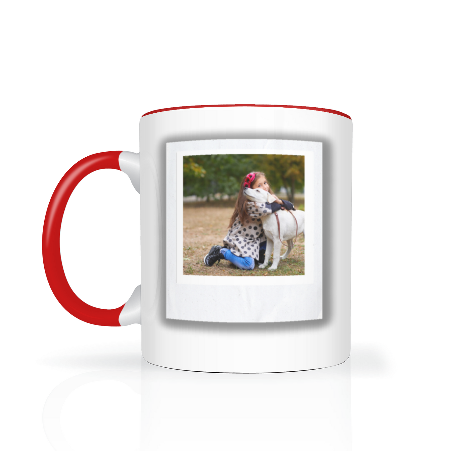 Polaroid Style Personalised Photo 11oz Mug