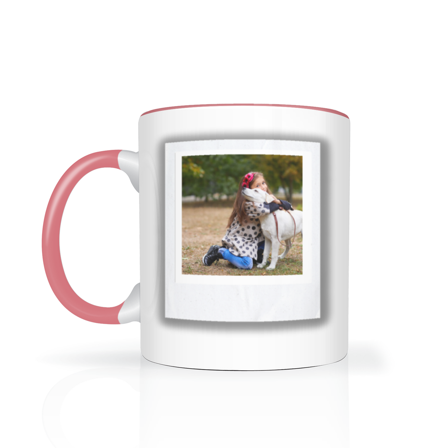 Polaroid Style Personalised Photo 11oz Mug