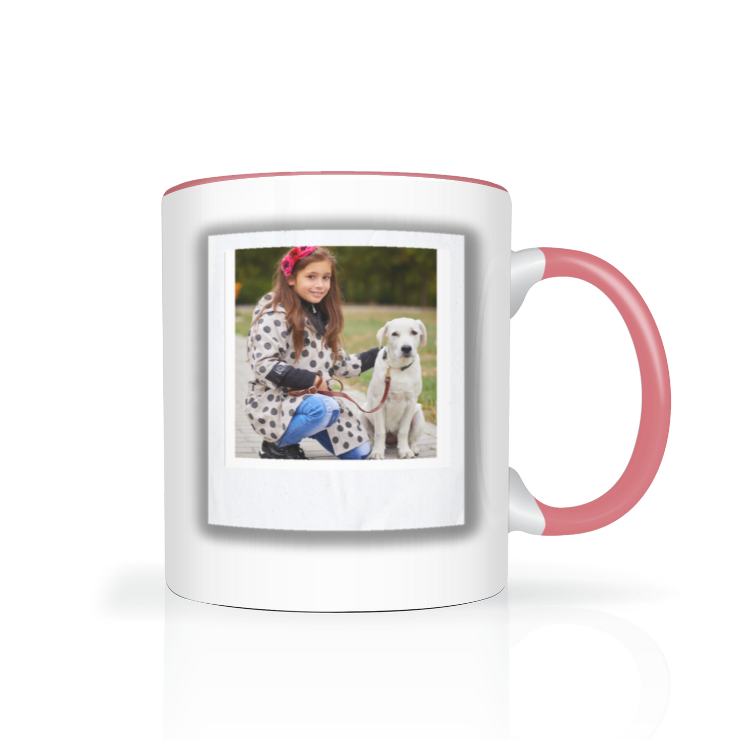 Polaroid Style Personalised Photo 11oz Mug
