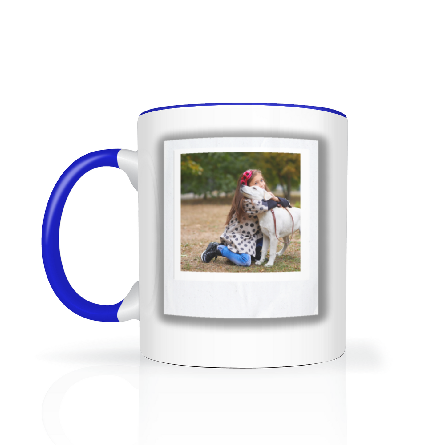 Polaroid Style Personalised Photo 11oz Mug
