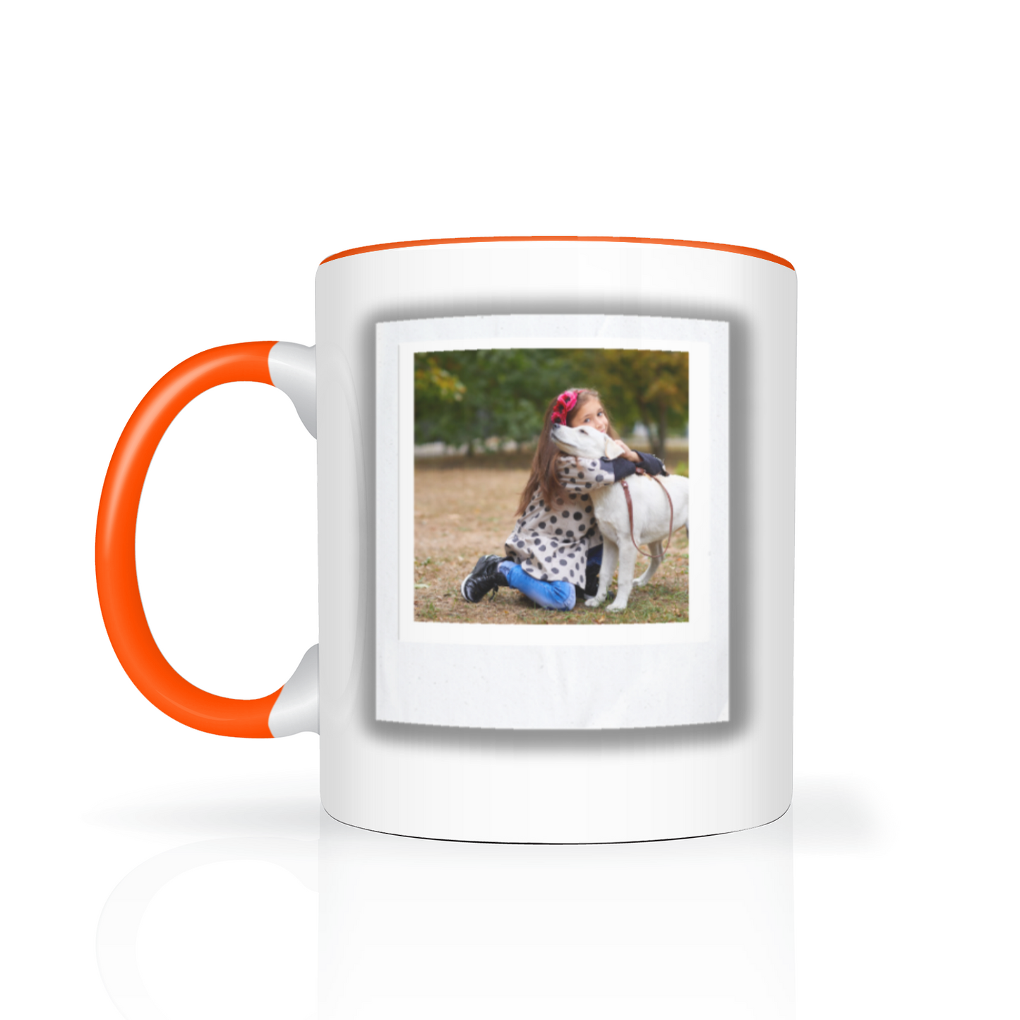 Polaroid Style Personalised Photo 11oz Mug