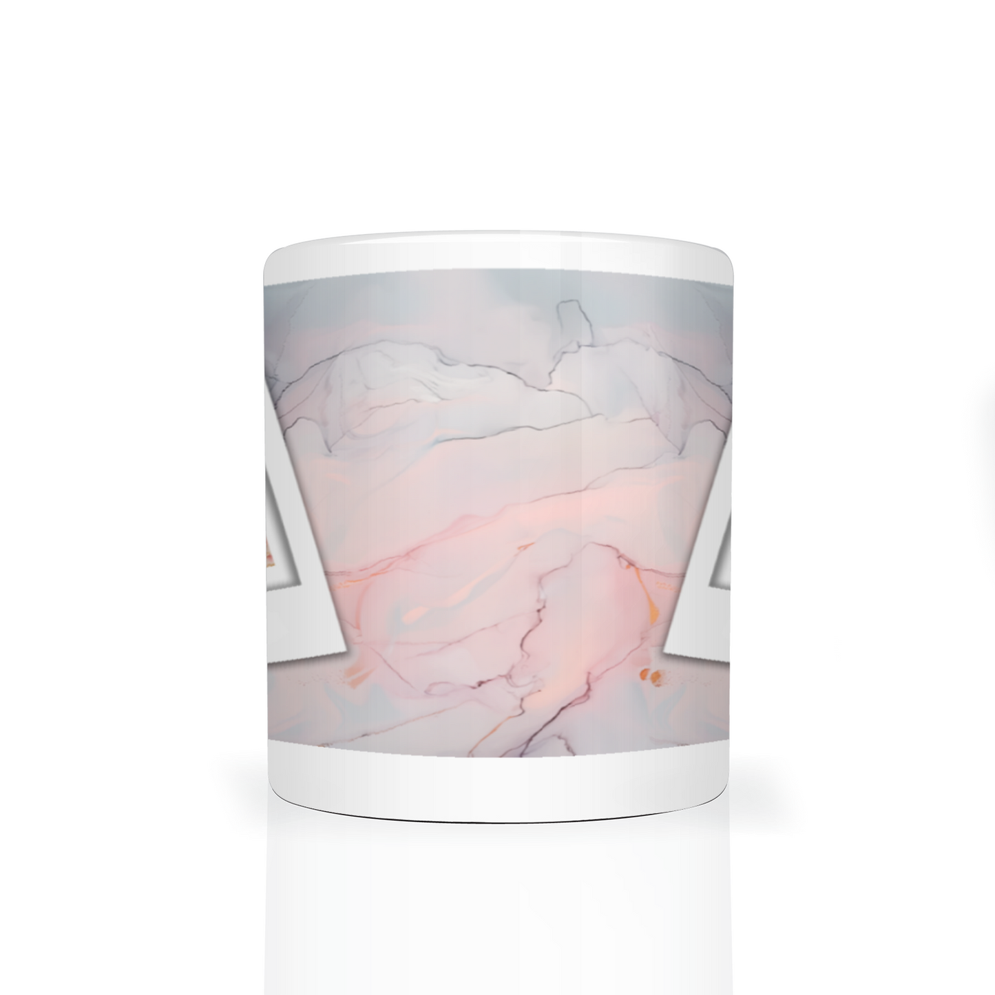 Marble Effect Personalised Photo 11oz Mug