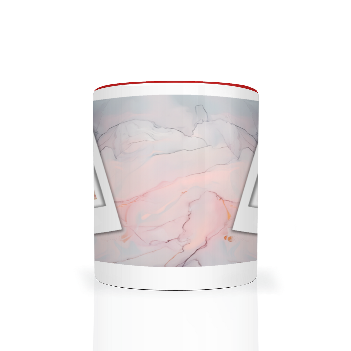 Marble Effect Personalised Photo 11oz Mug