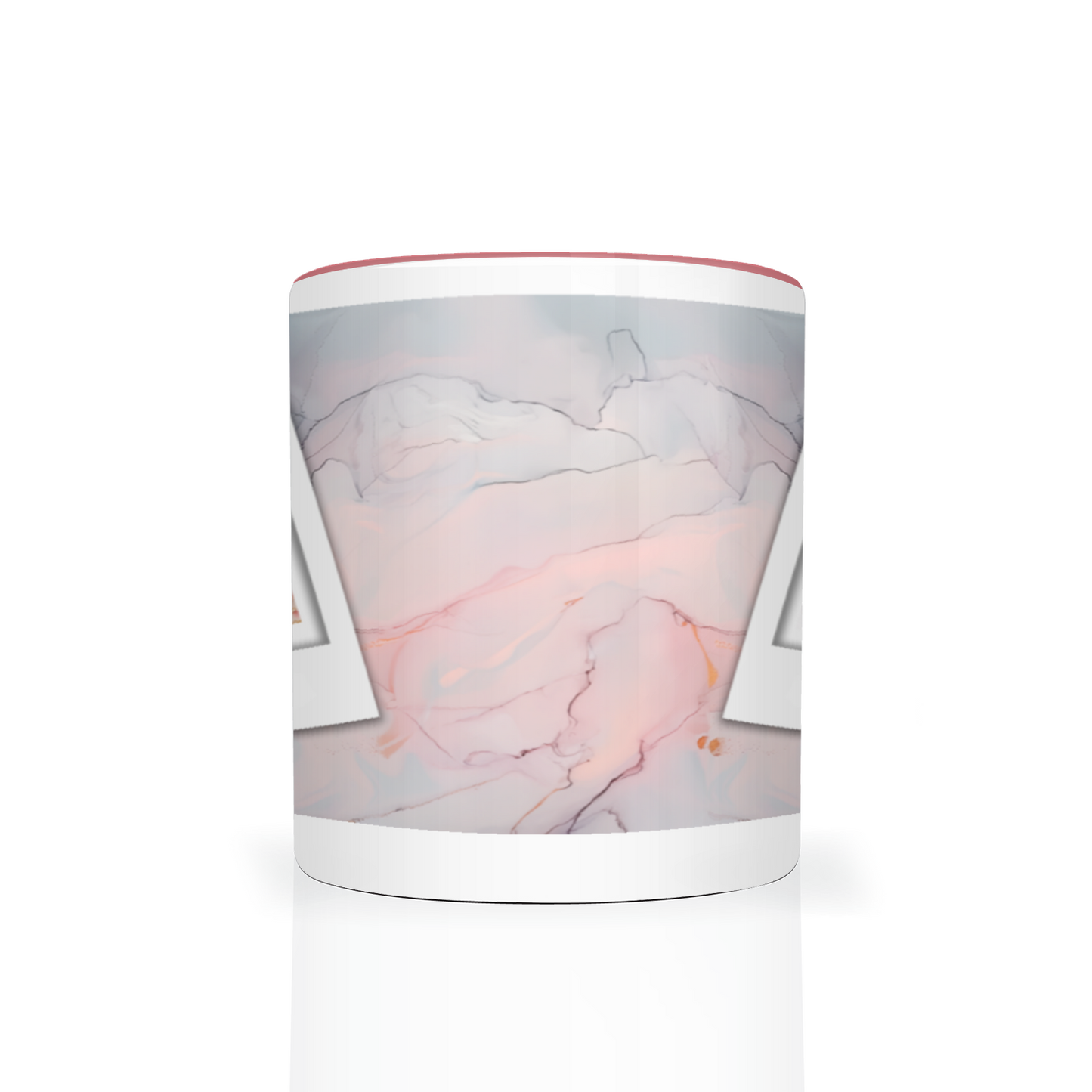 Marble Effect Personalised Photo 11oz Mug