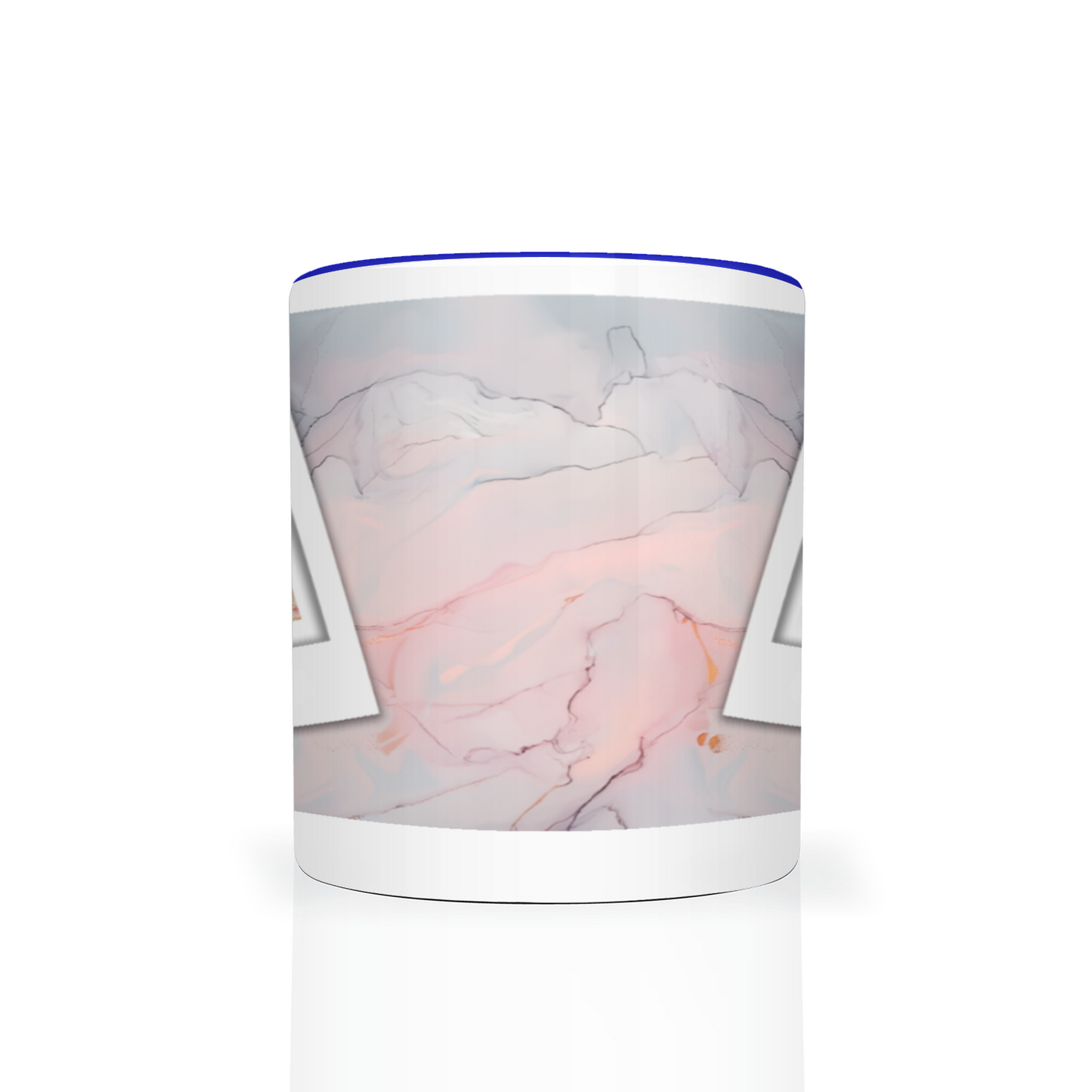 Marble Effect Personalised Photo 11oz Mug