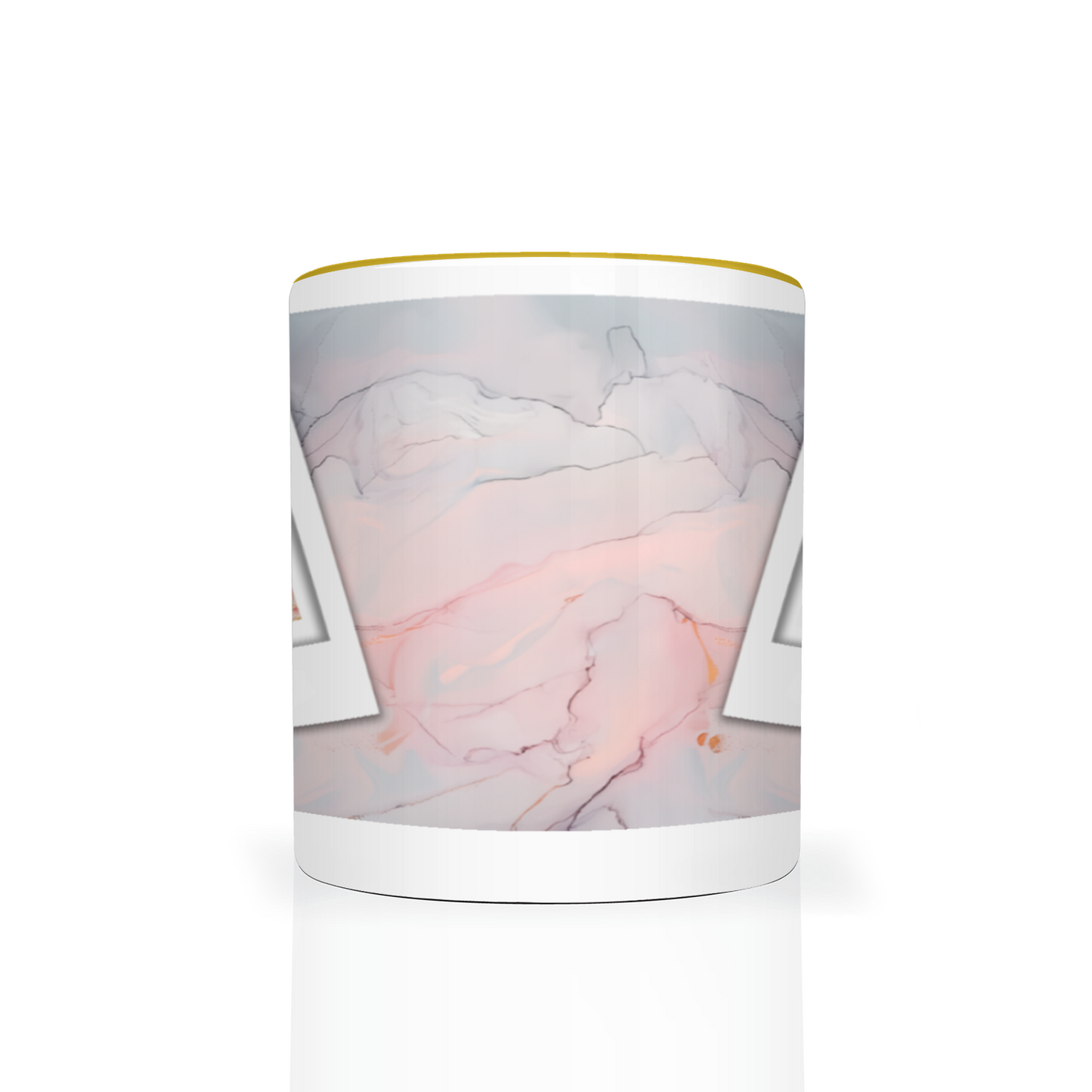Marble Effect Personalised Photo 11oz Mug