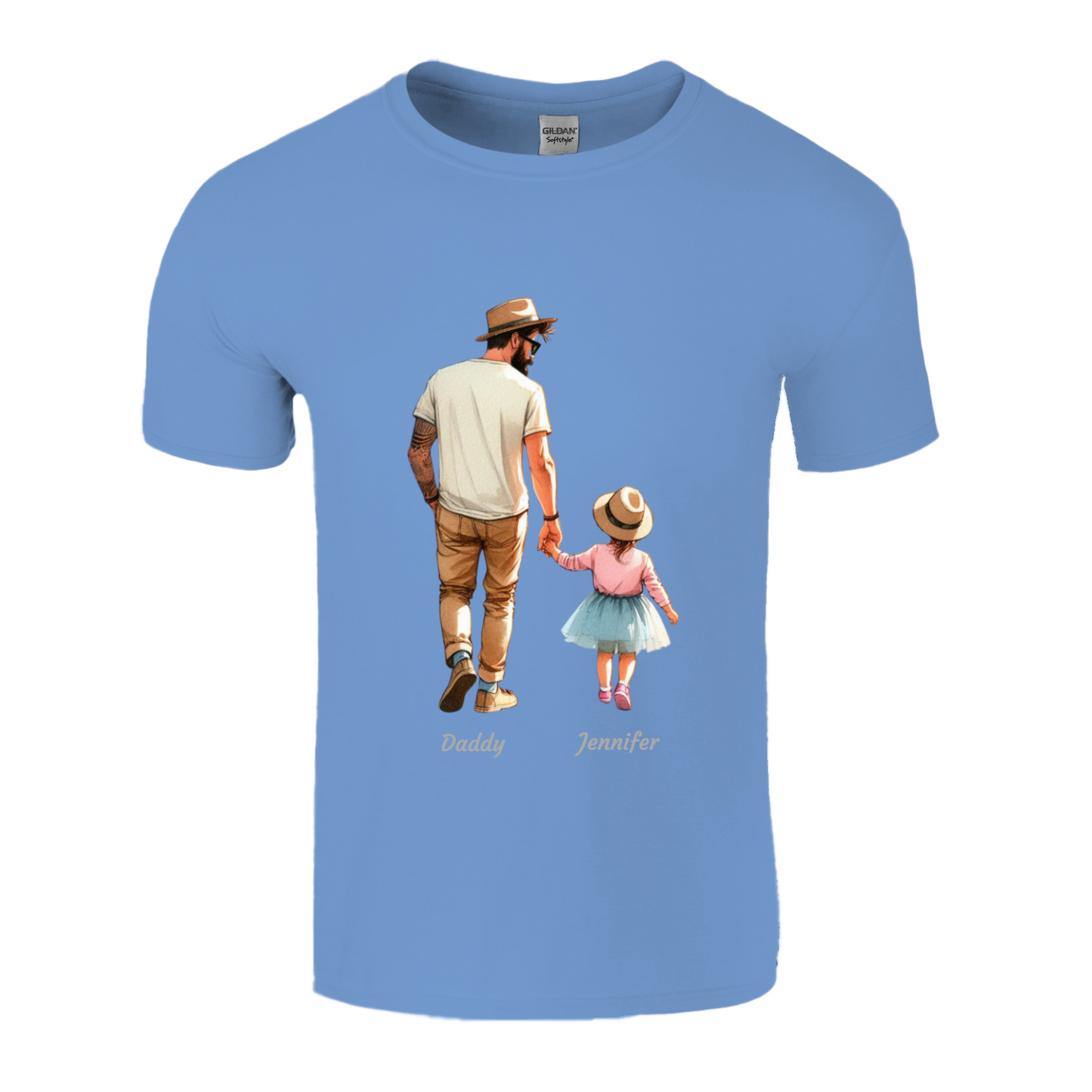 Personalised Daddy Daughter Name T-shirt