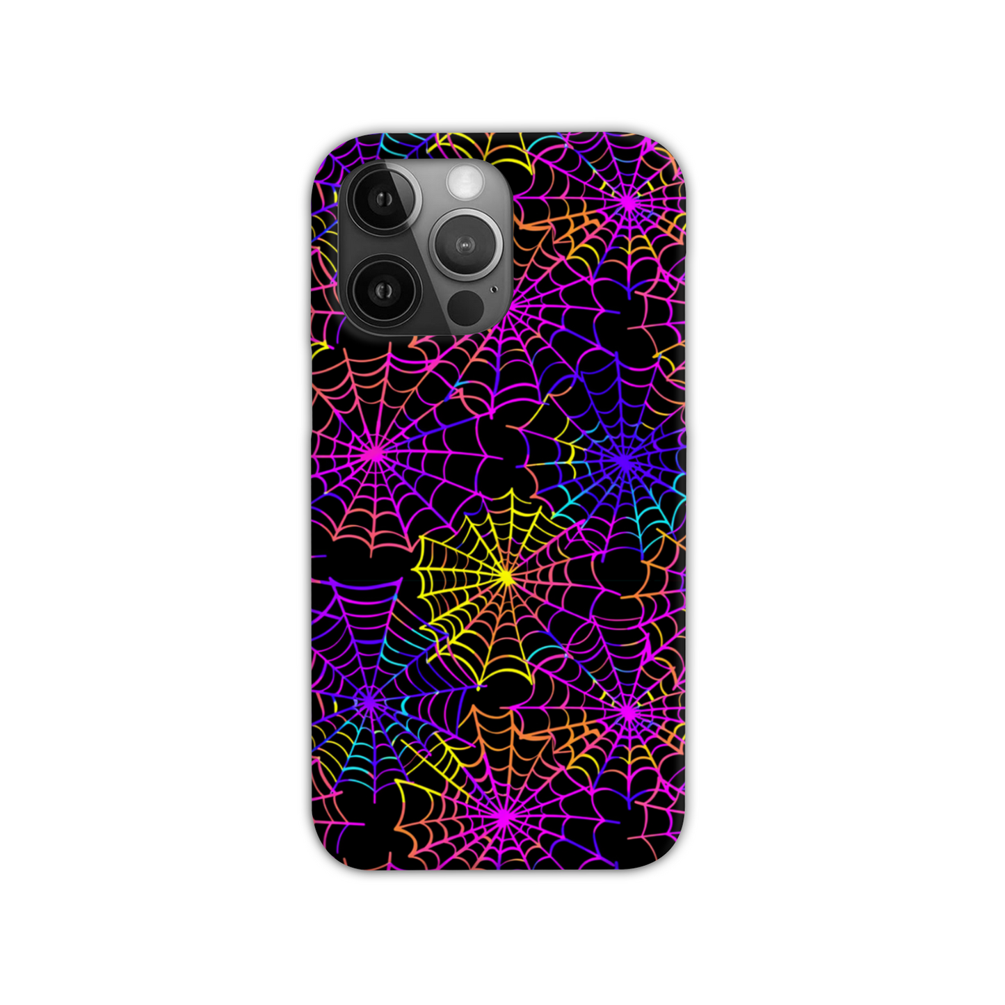 Multi Colour Spider Web Slim Phone Case