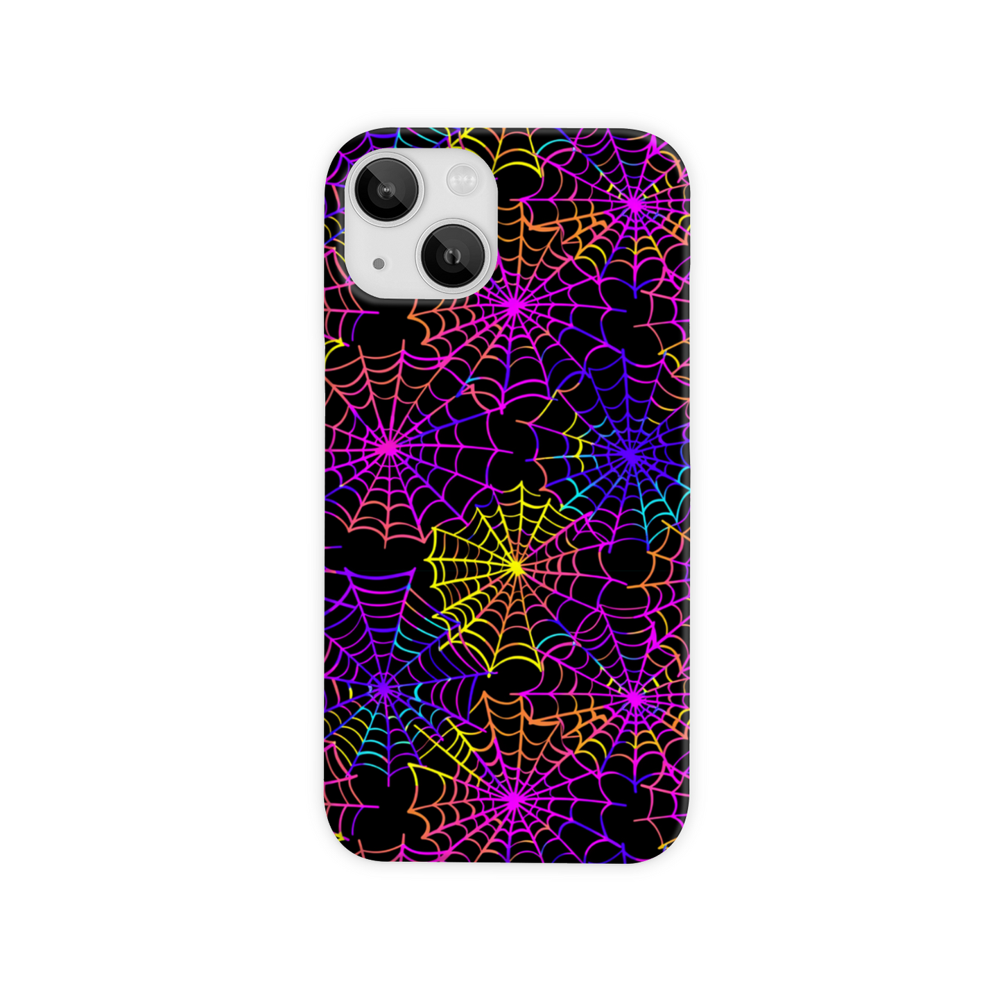 Multi Colour Spider Web Slim Phone Case