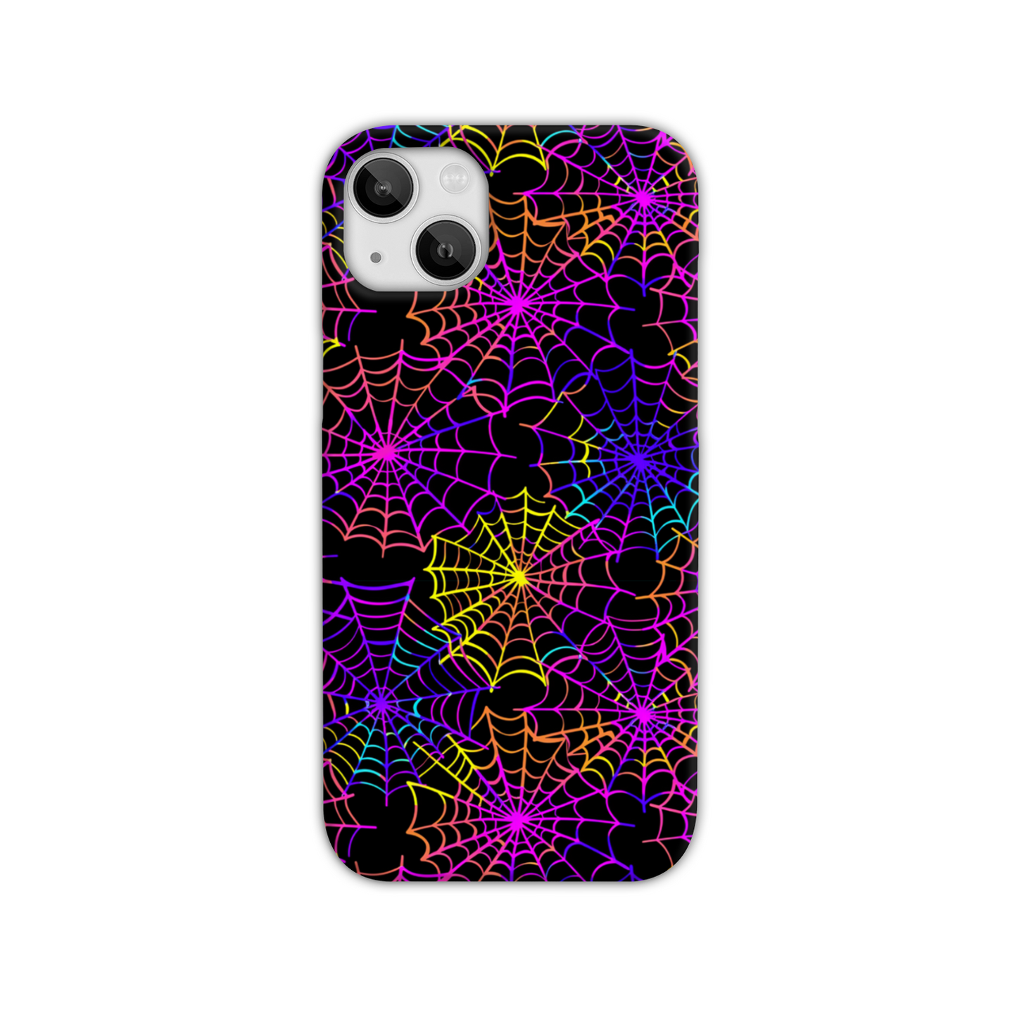 Multi Colour Spider Web Slim Phone Case
