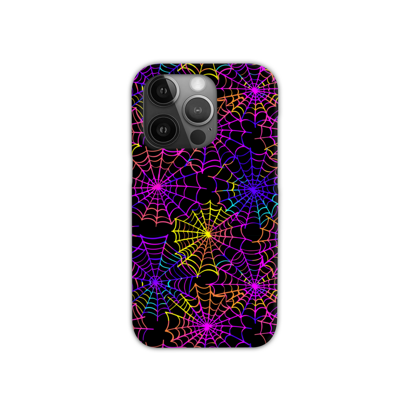 Multi Colour Spider Web Slim Phone Case
