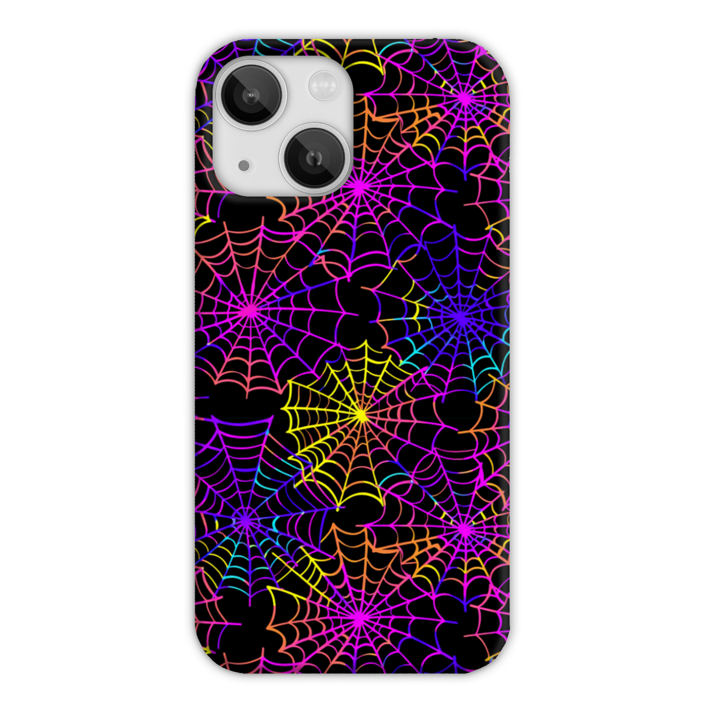 Multi Colour Spider Web Slim Phone Case