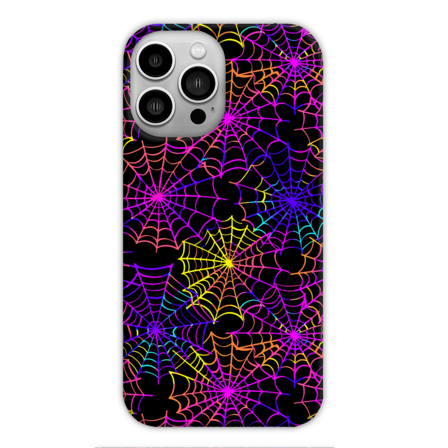 Multi Colour Spider Web Slim Phone Case