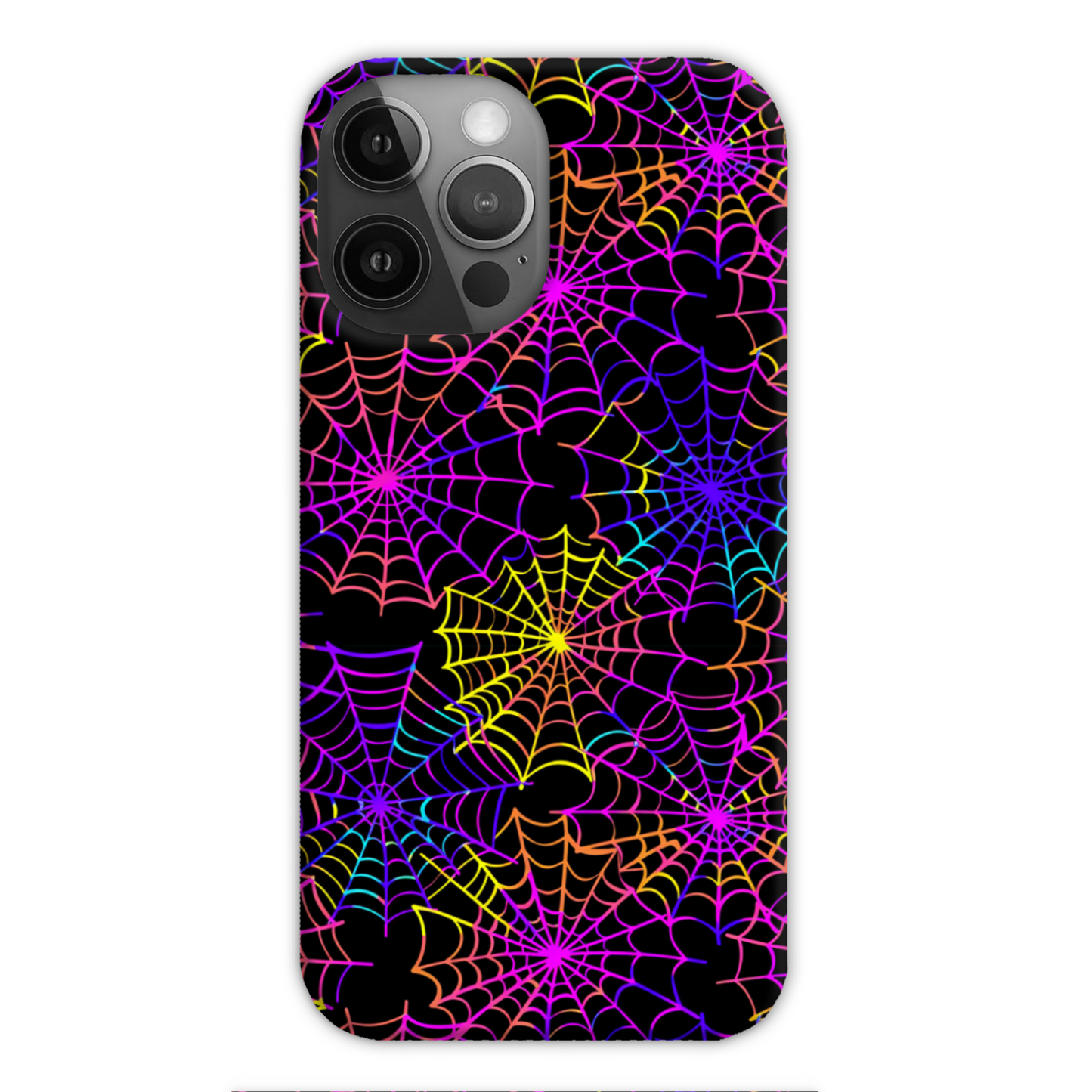 Multi Colour Spider Web Slim Phone Case
