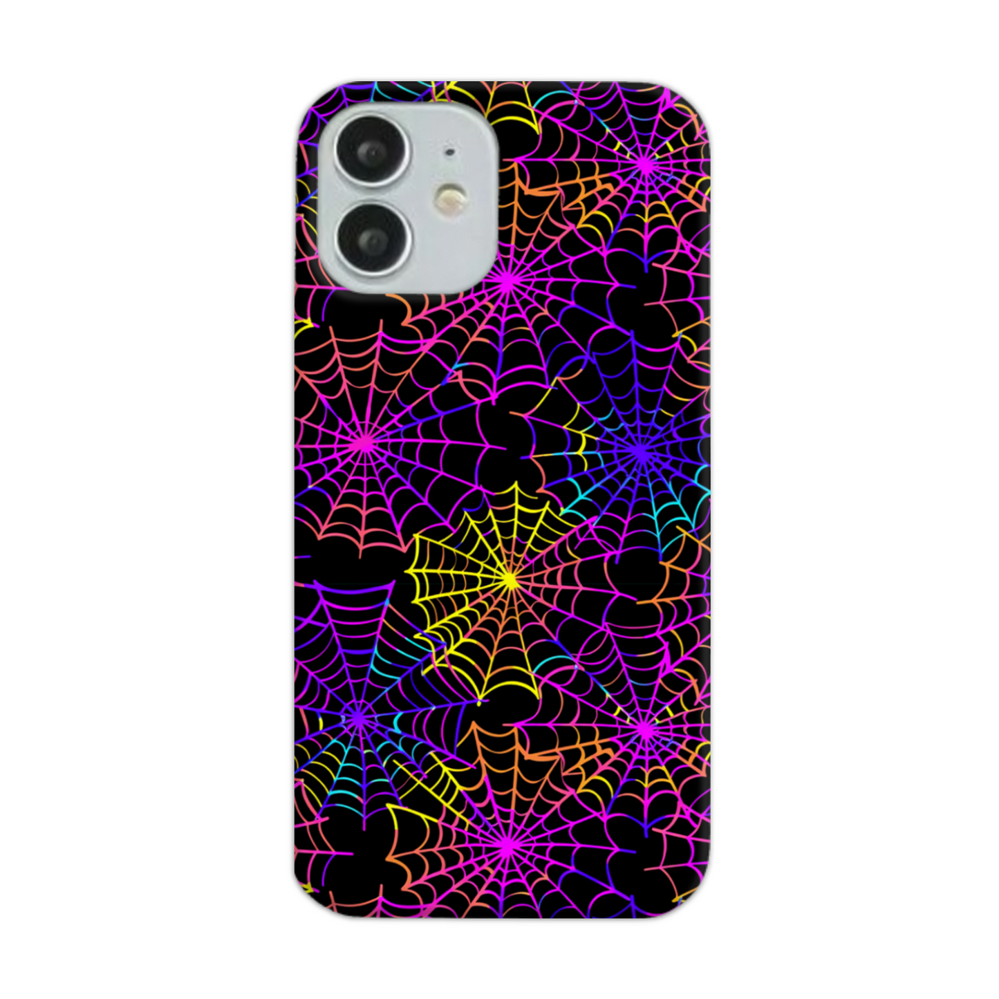 Multi Colour Spider Web Slim Phone Case