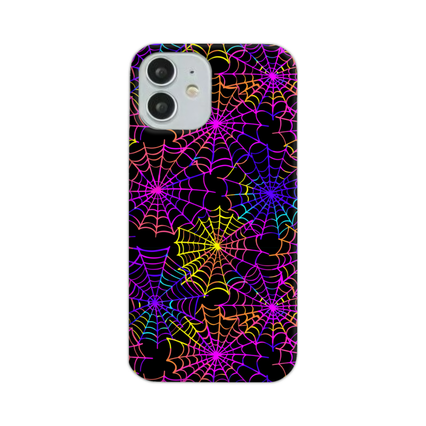 Multi Colour Spider Web Slim Phone Case