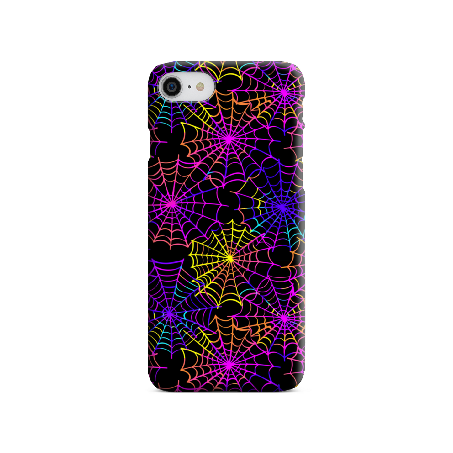 Multi Colour Spider Web Slim Phone Case