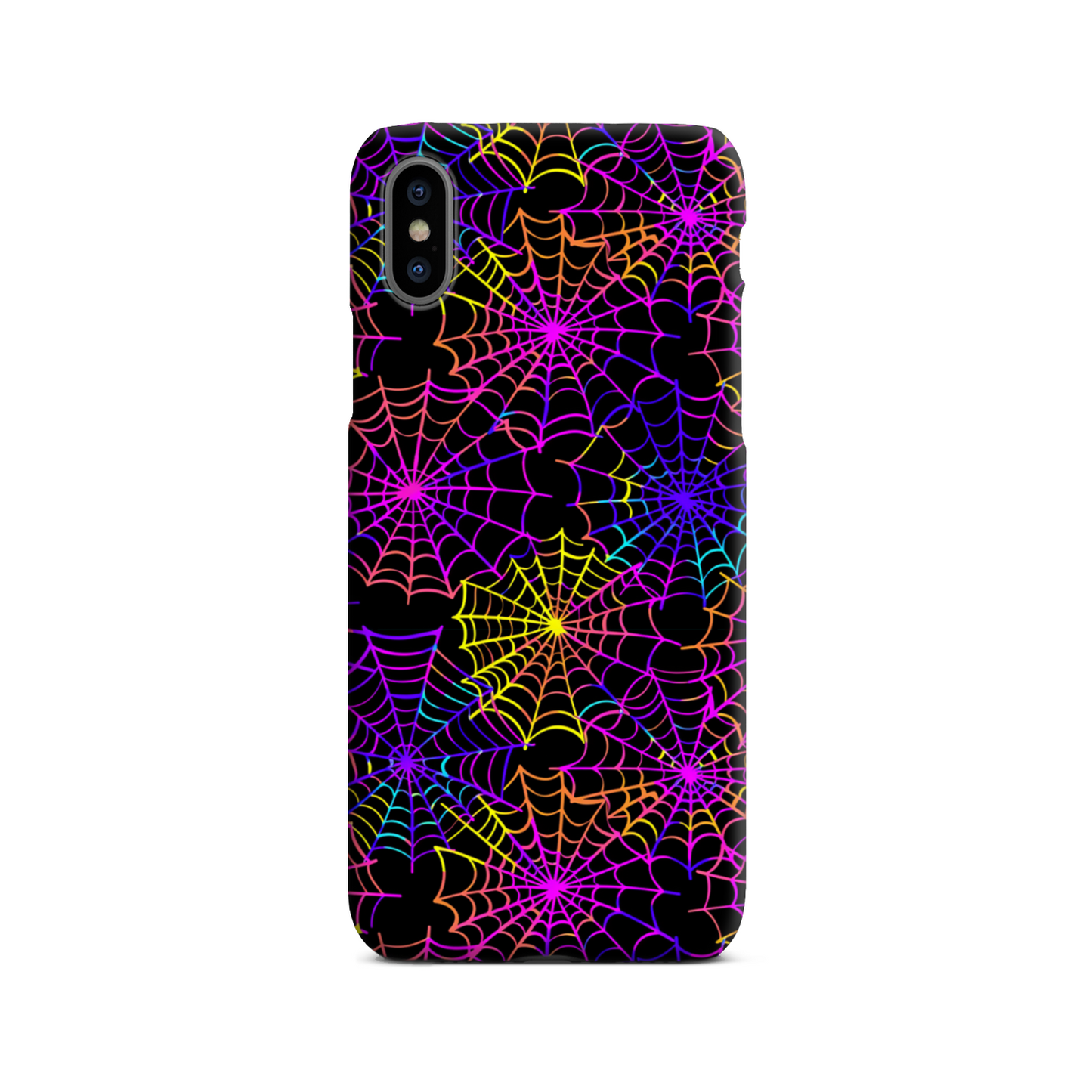 Multi Colour Spider Web Slim Phone Case