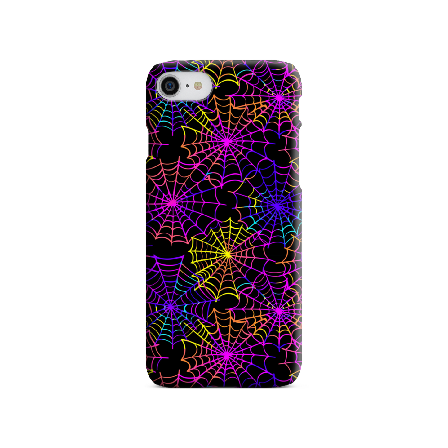 Multi Colour Spider Web Slim Phone Case