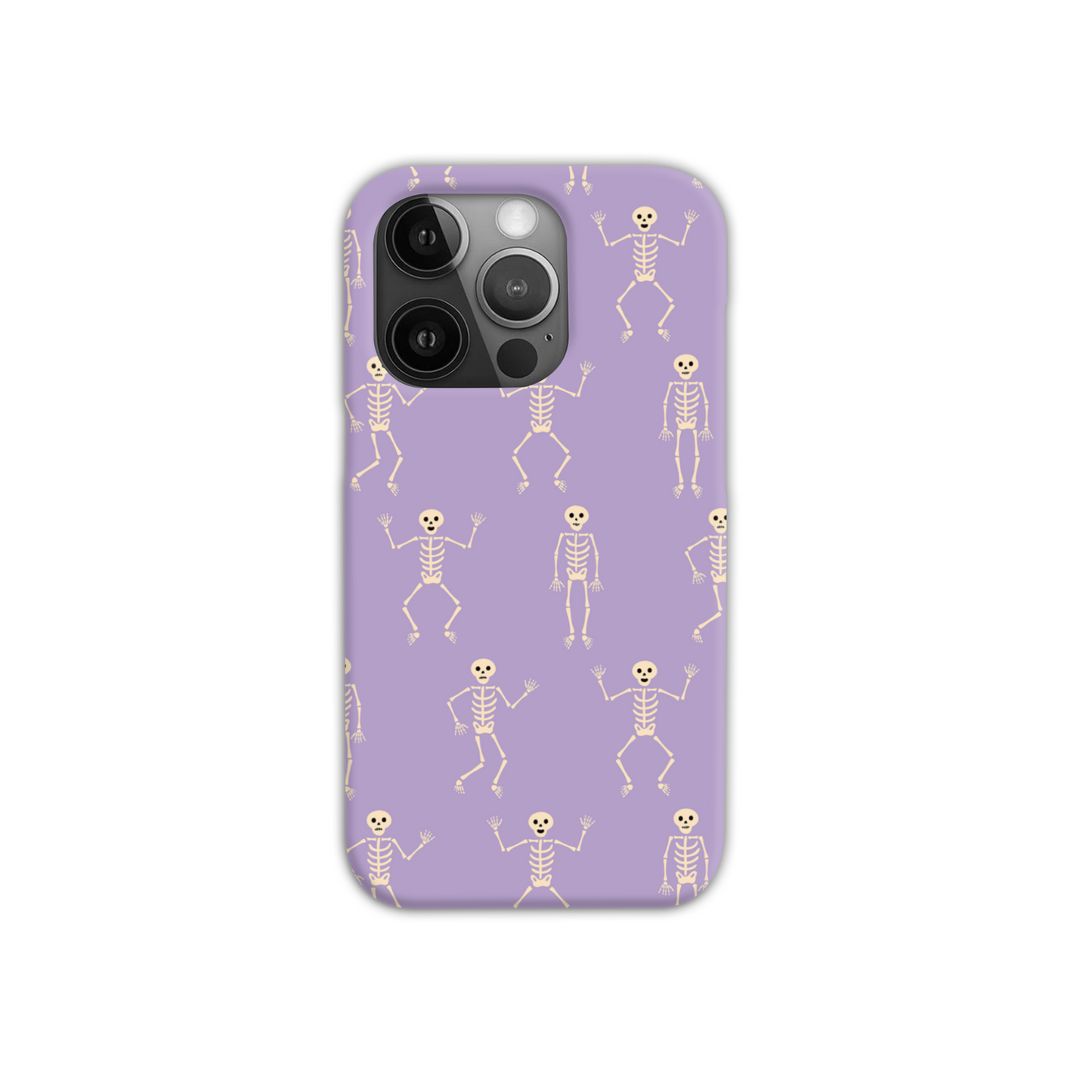 Lilac Skeletons Slim Phone Case