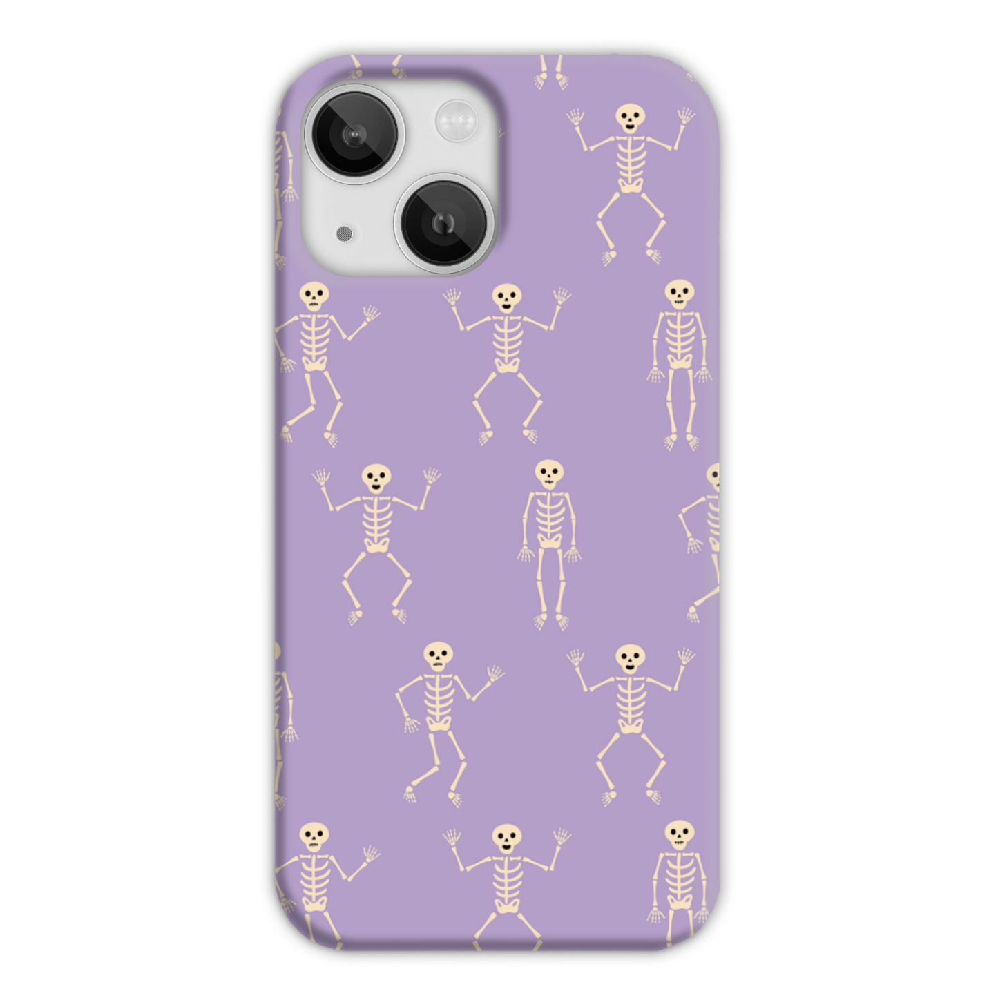 Lilac Skeletons Slim Phone Case