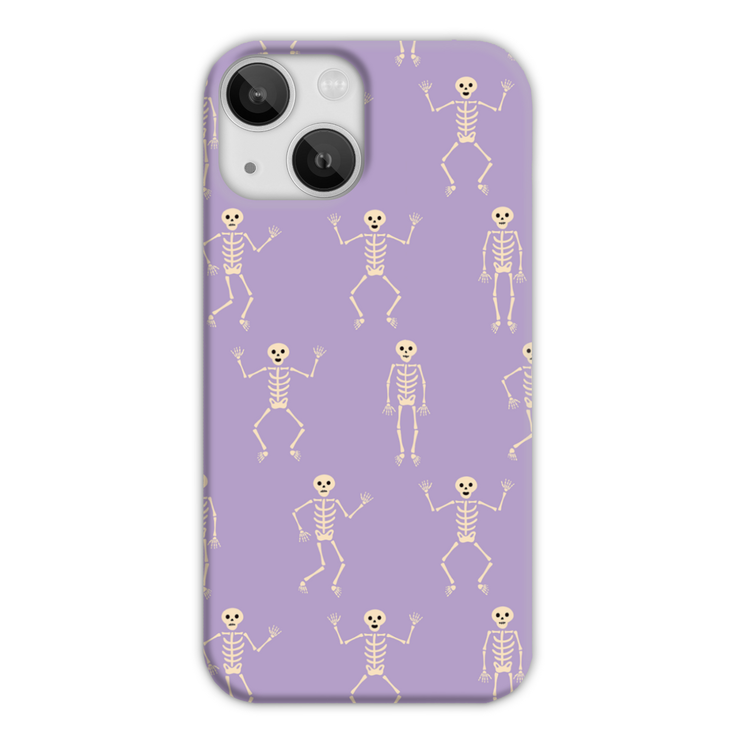 Lilac Skeletons Slim Phone Case