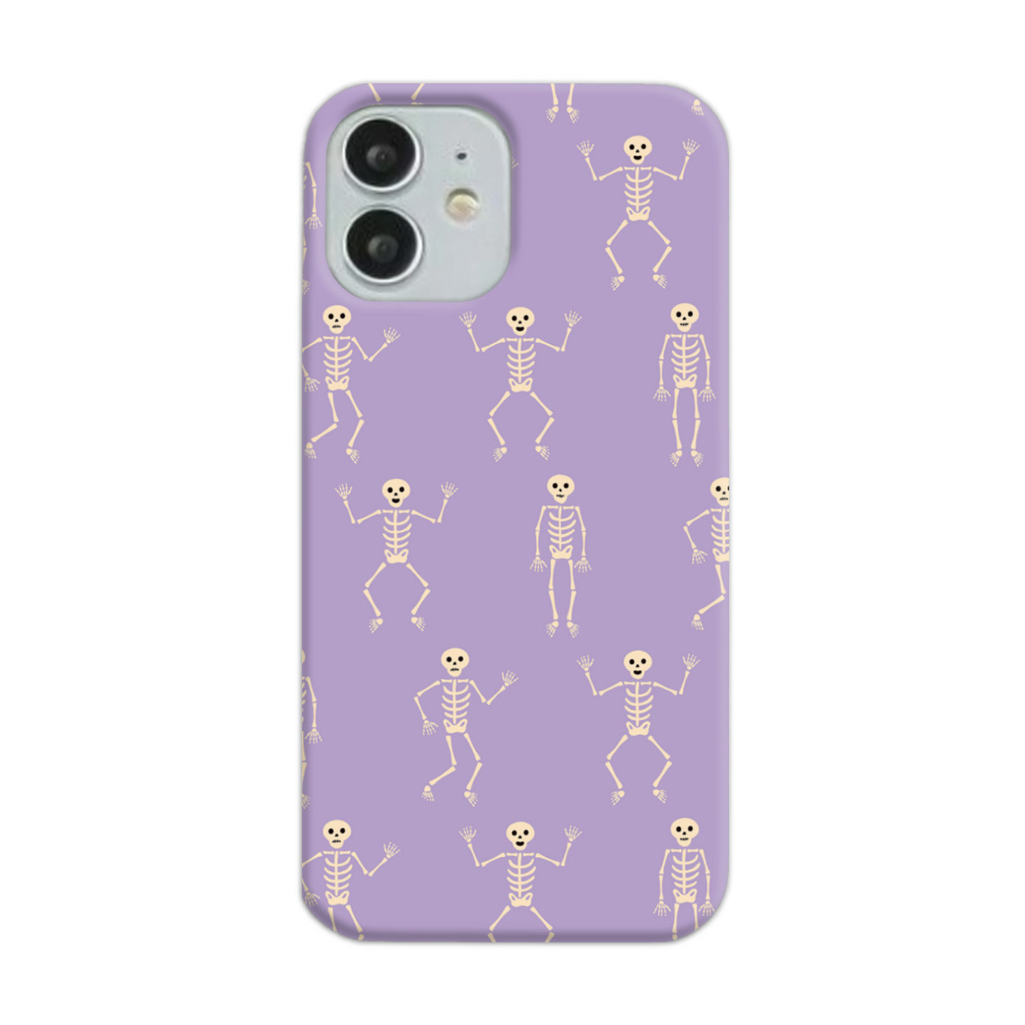 Lilac Skeletons Slim Phone Case