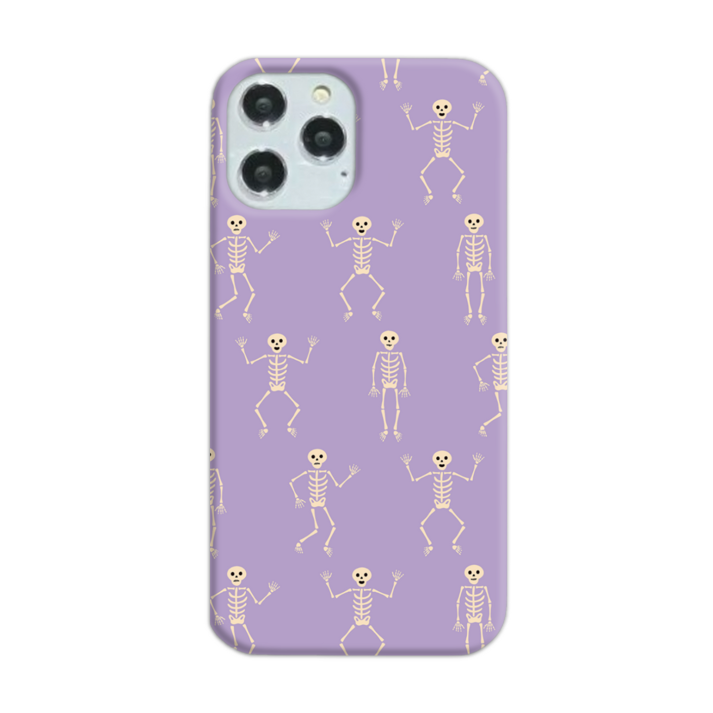 Lilac Skeletons Slim Phone Case