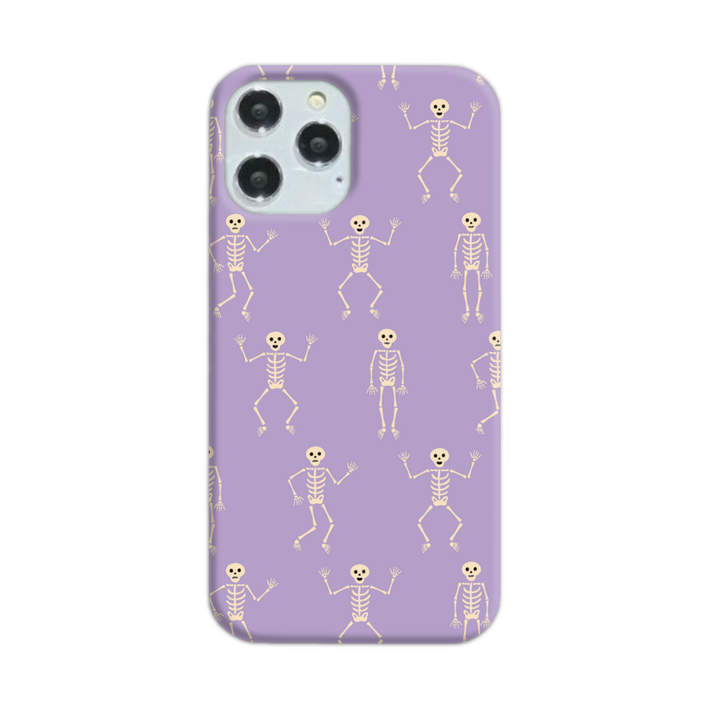 Lilac Skeletons Slim Phone Case