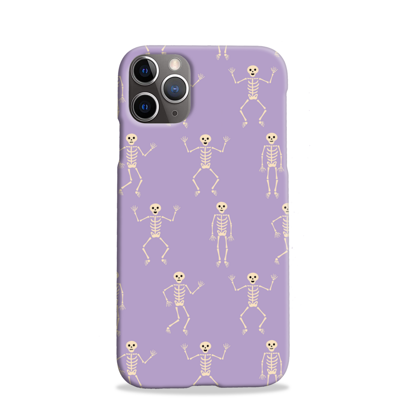 Lilac Skeletons Slim Phone Case