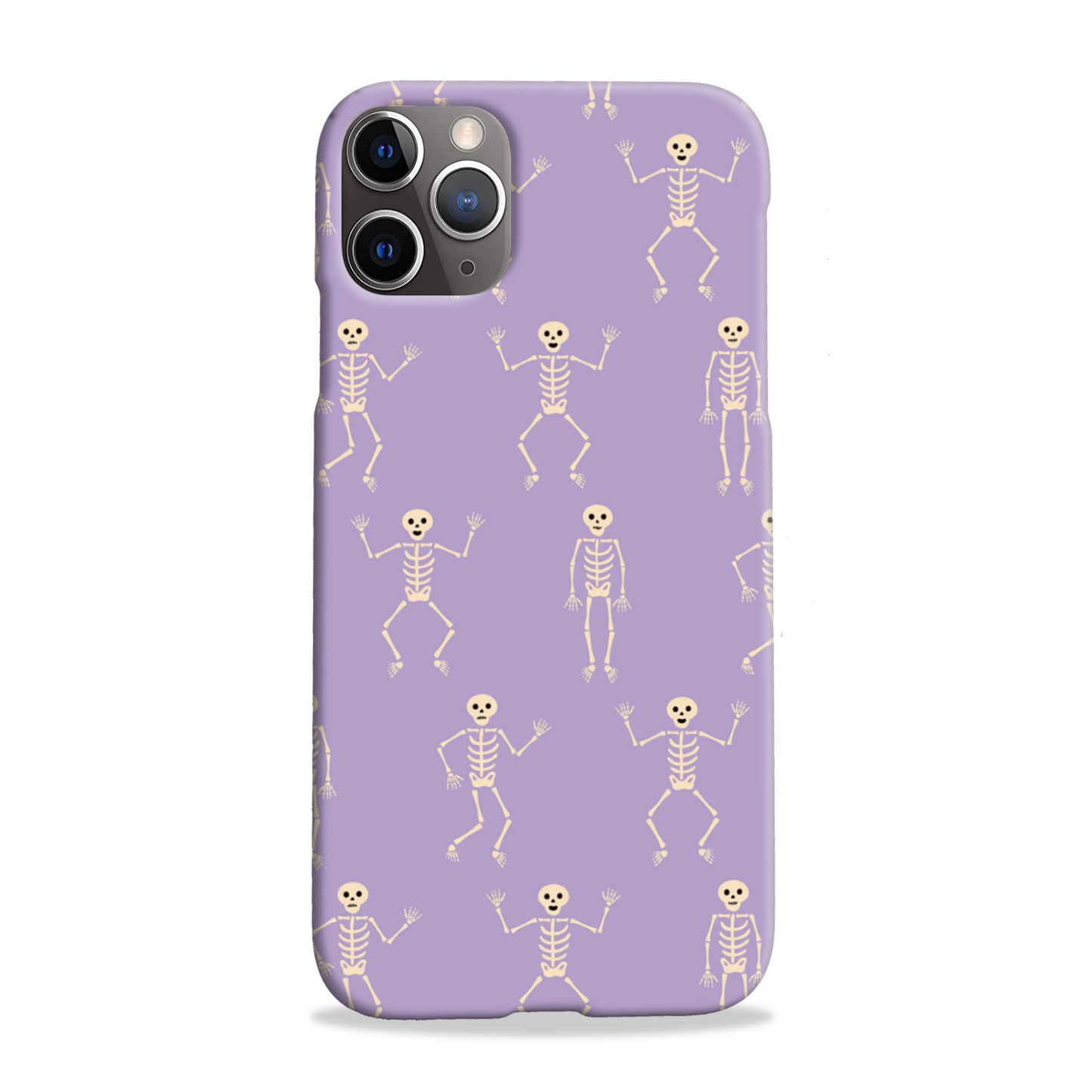 Lilac Skeletons Slim Phone Case