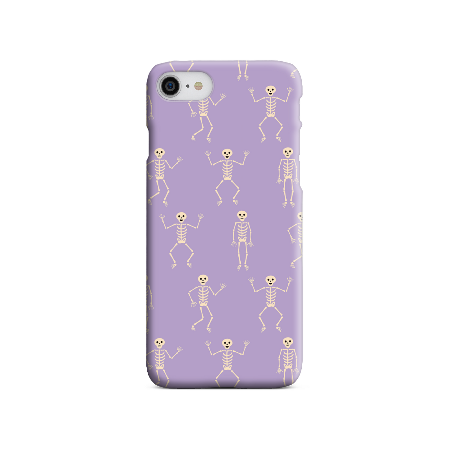Lilac Skeletons Slim Phone Case