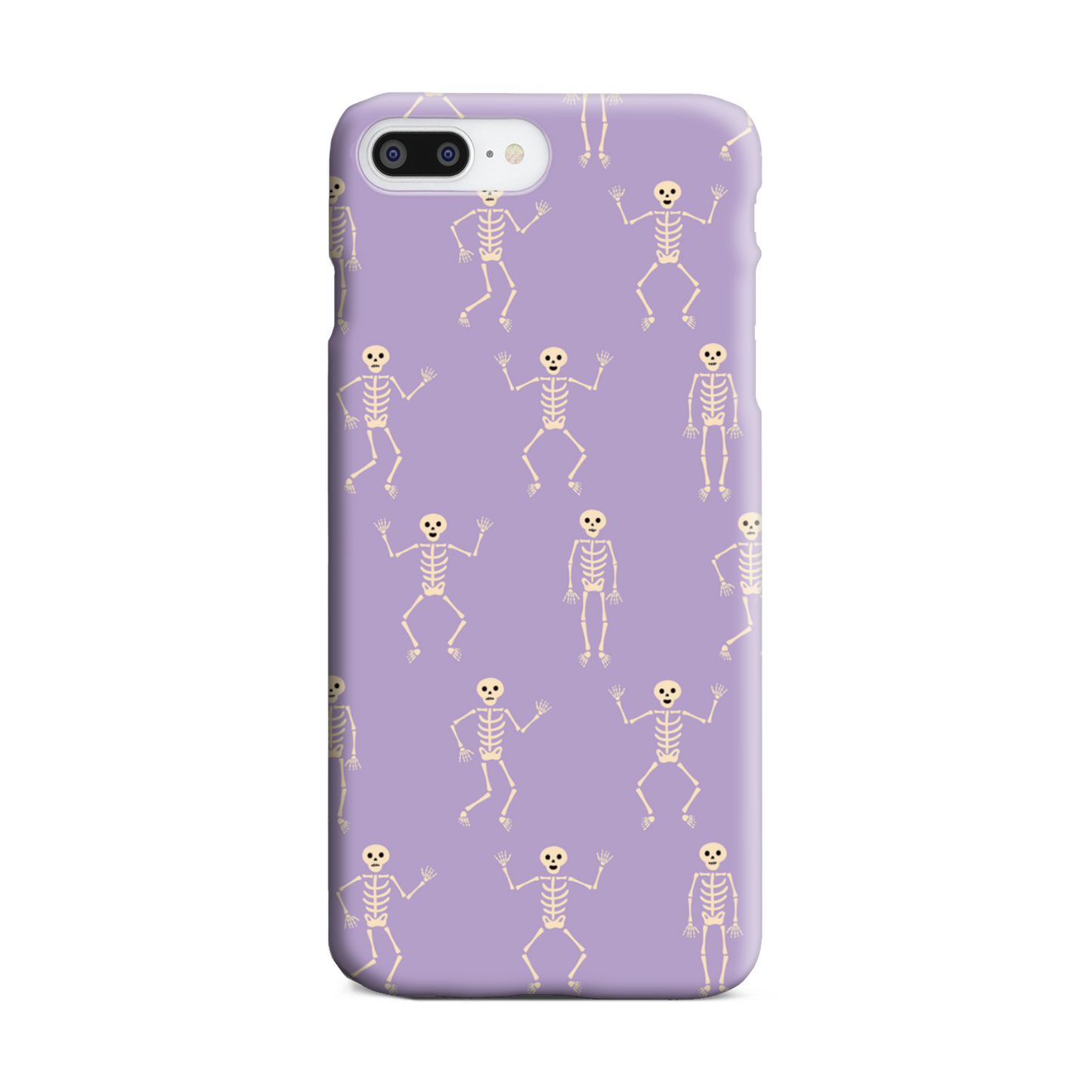 Lilac Skeletons Slim Phone Case