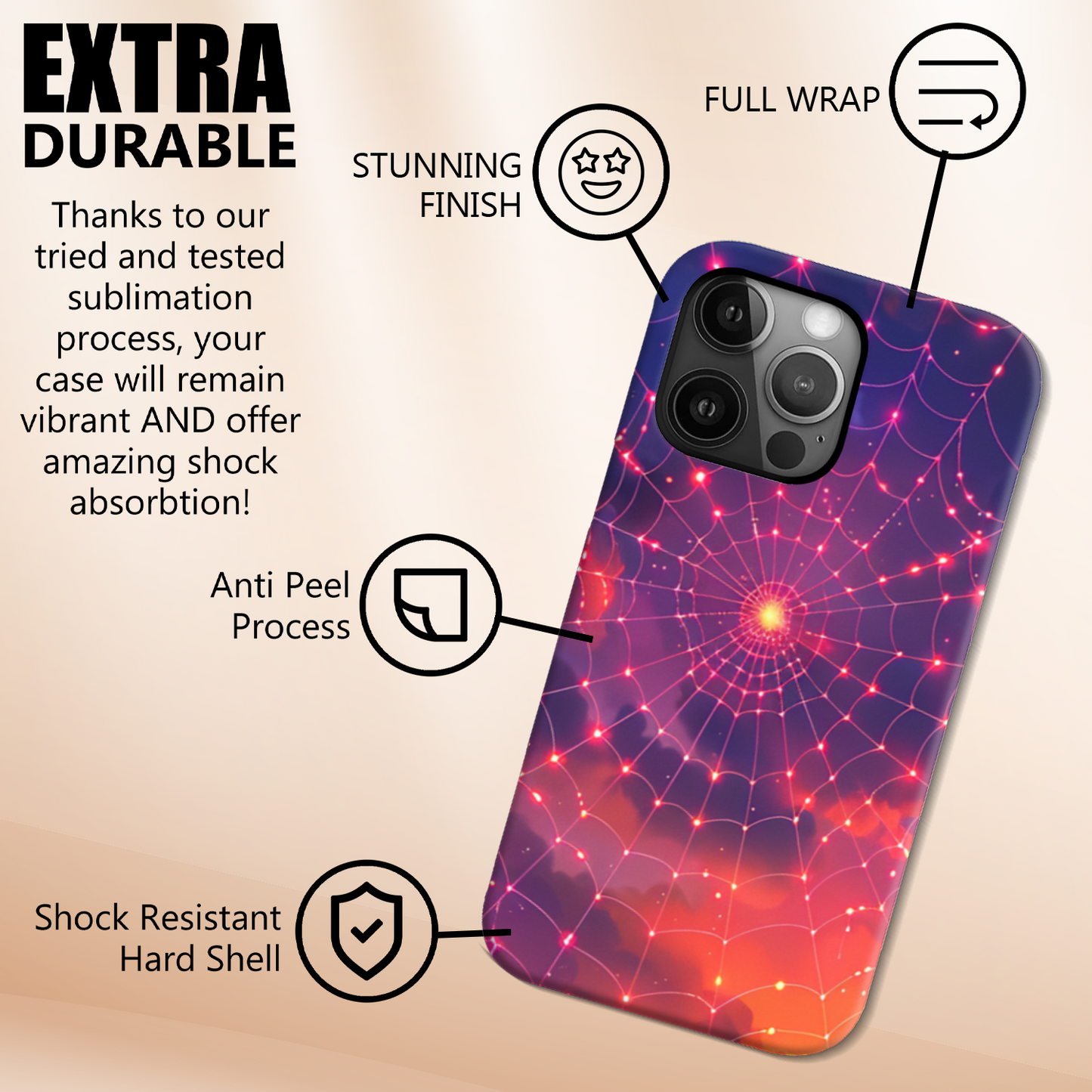 Bright Sky Design Slim Phone Case