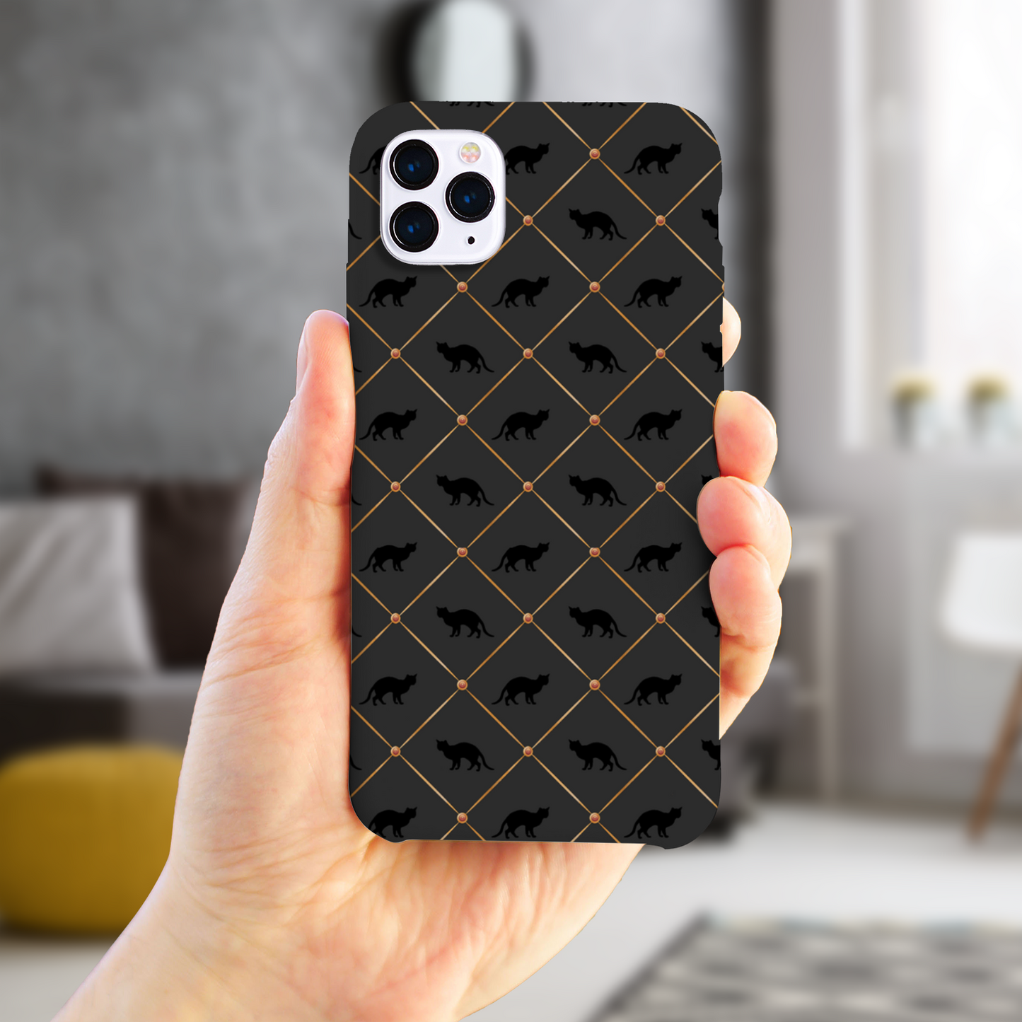 Black Cats Slim Phone Case