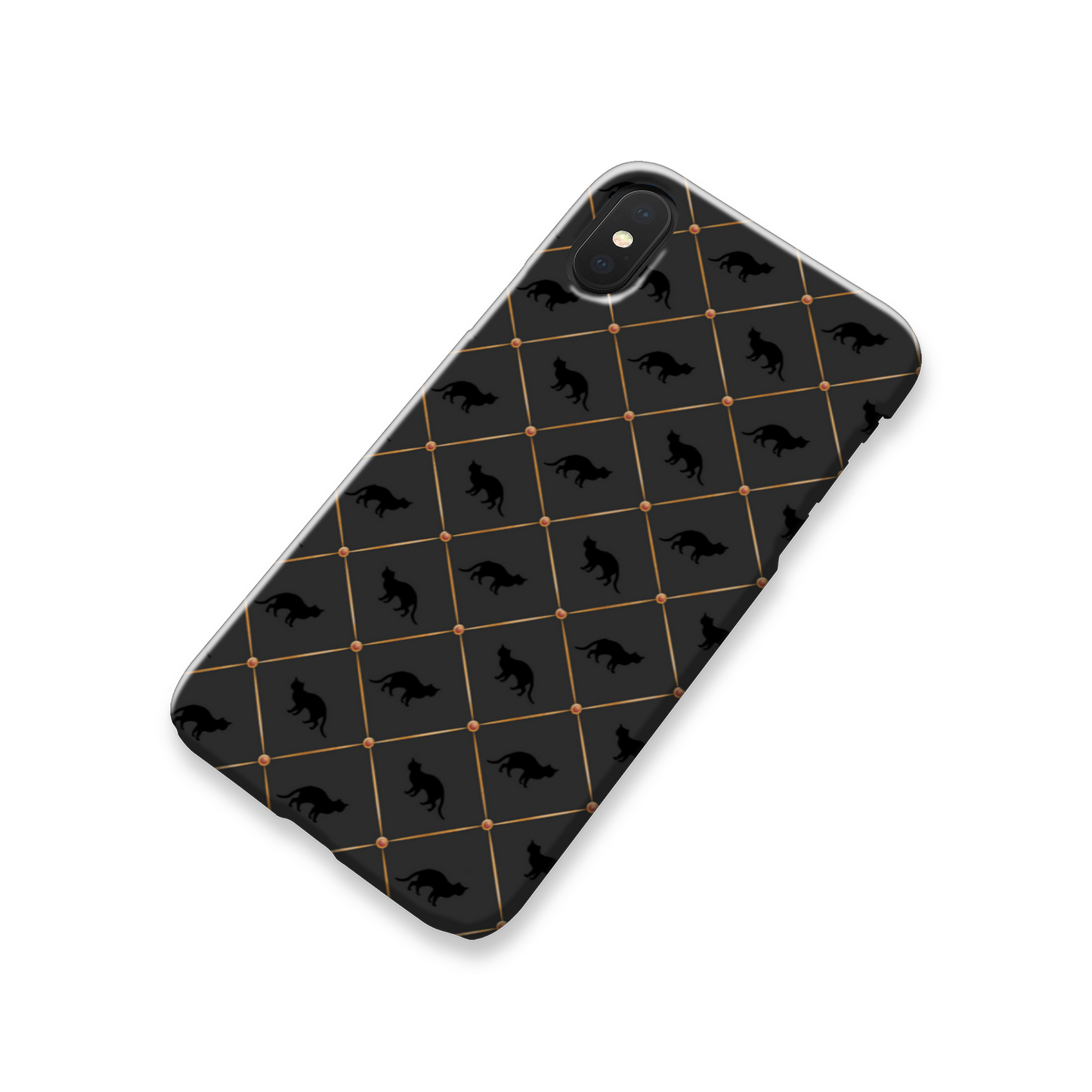 Black Cats Slim Phone Case
