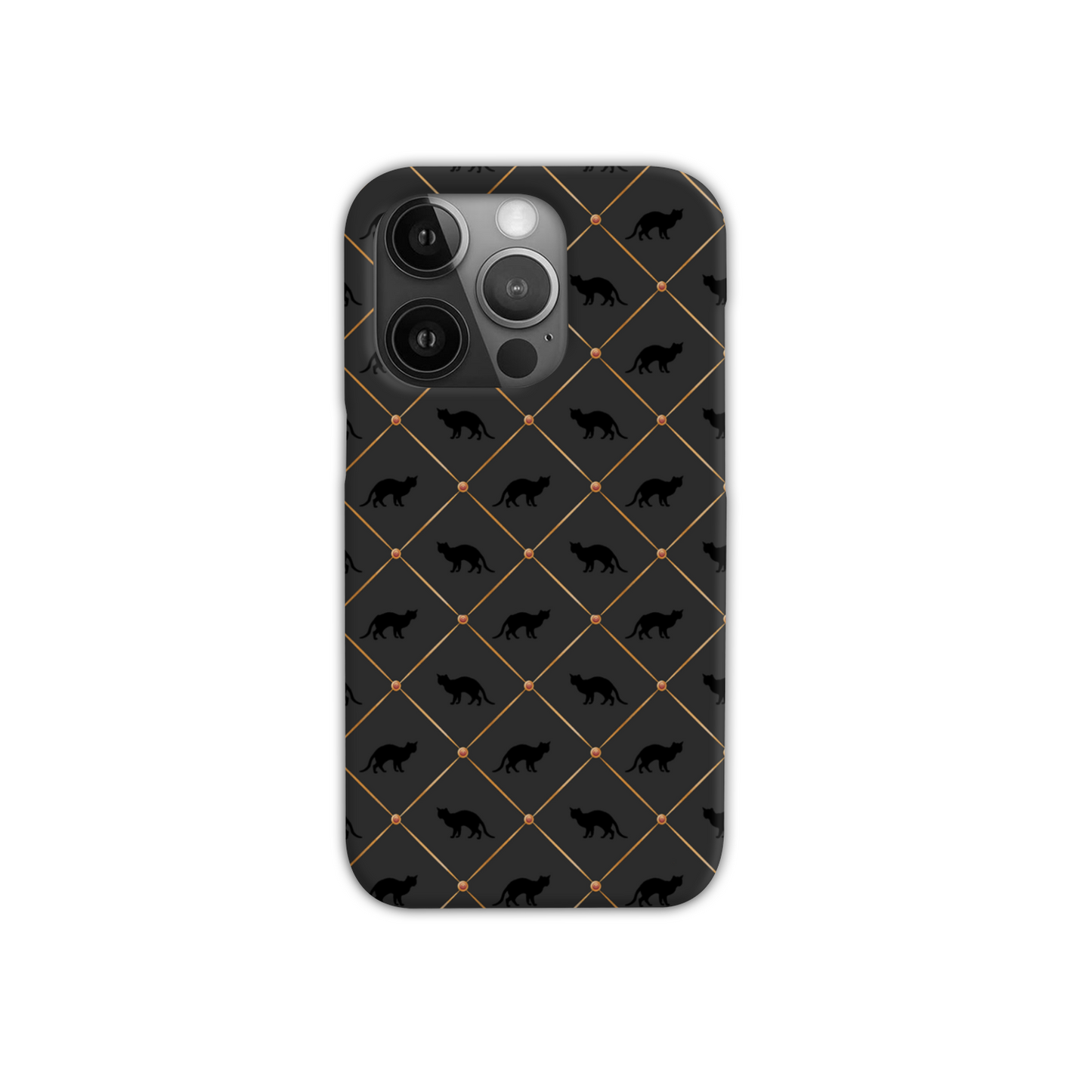 Black Cats Slim Phone Case