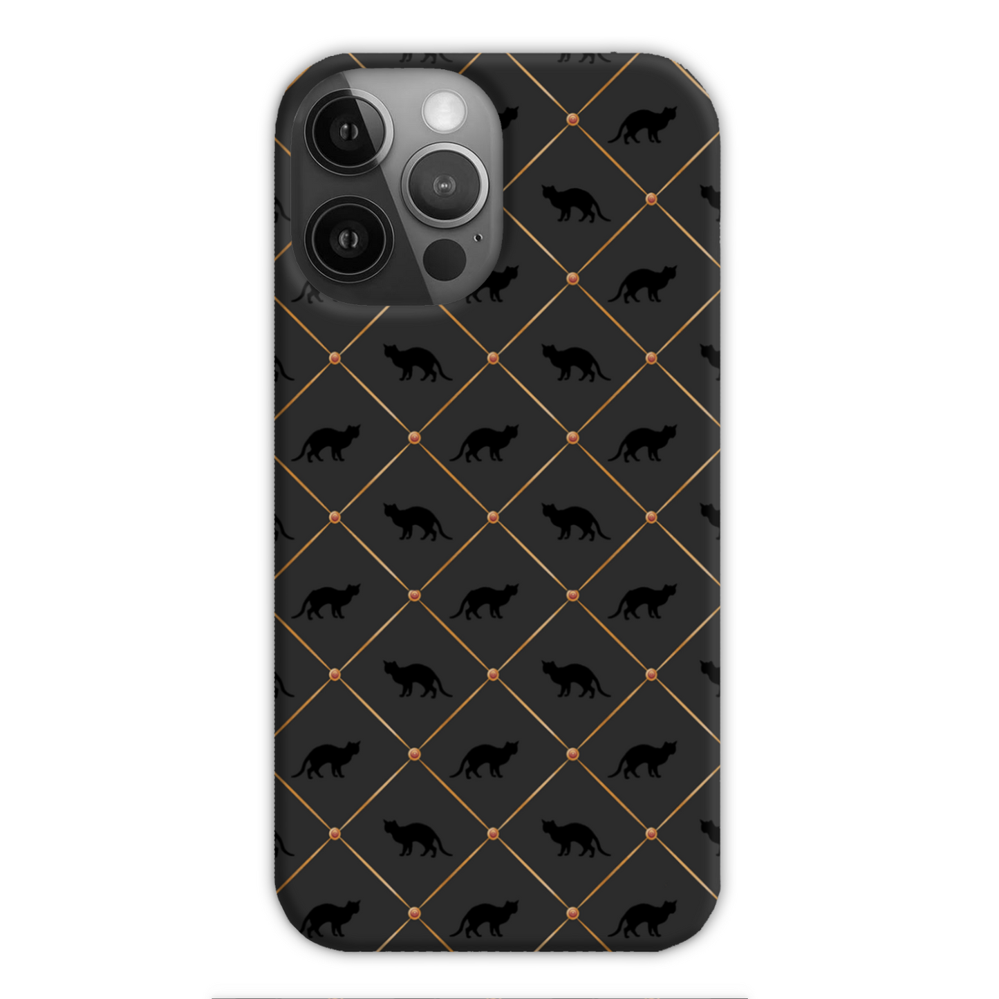 Black Cats Slim Phone Case
