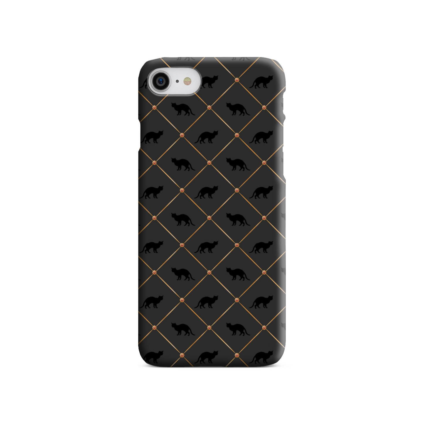 Black Cats Slim Phone Case