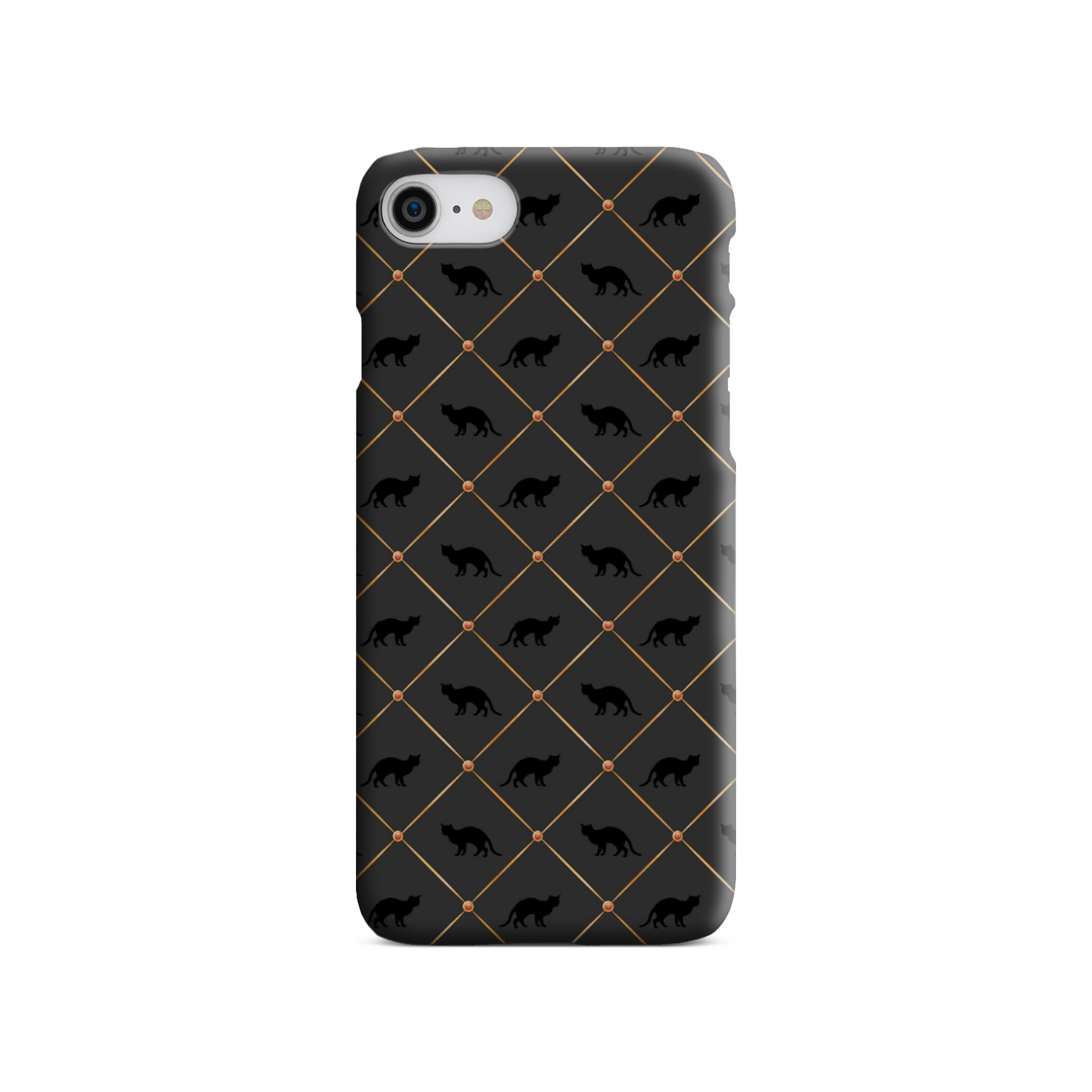 Black Cats Slim Phone Case