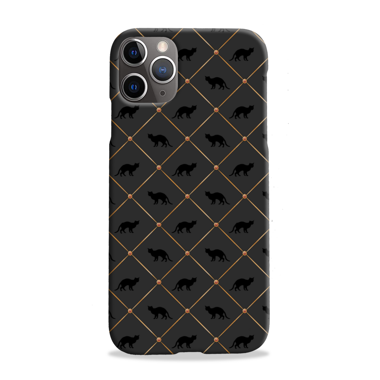 Black Cats Slim Phone Case