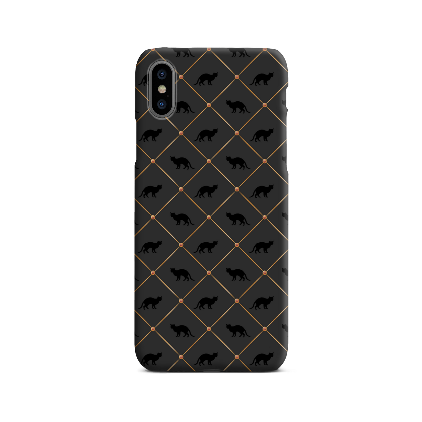 Black Cats Slim Phone Case